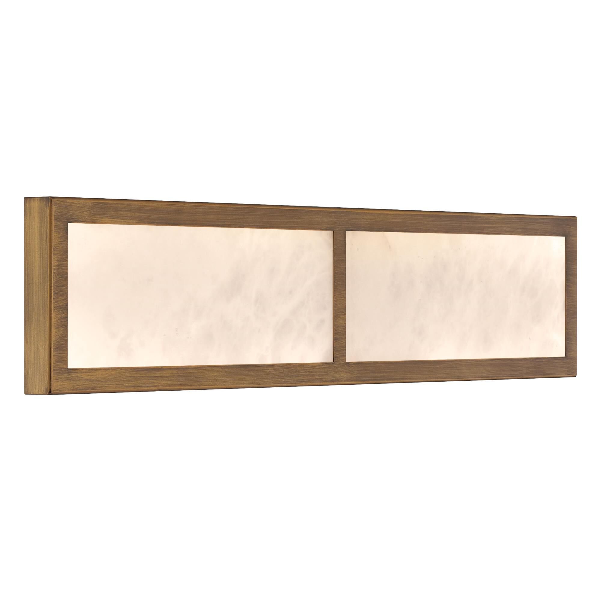 Shown in Ashen Gold finish and White glass and Alabaster Stone shade