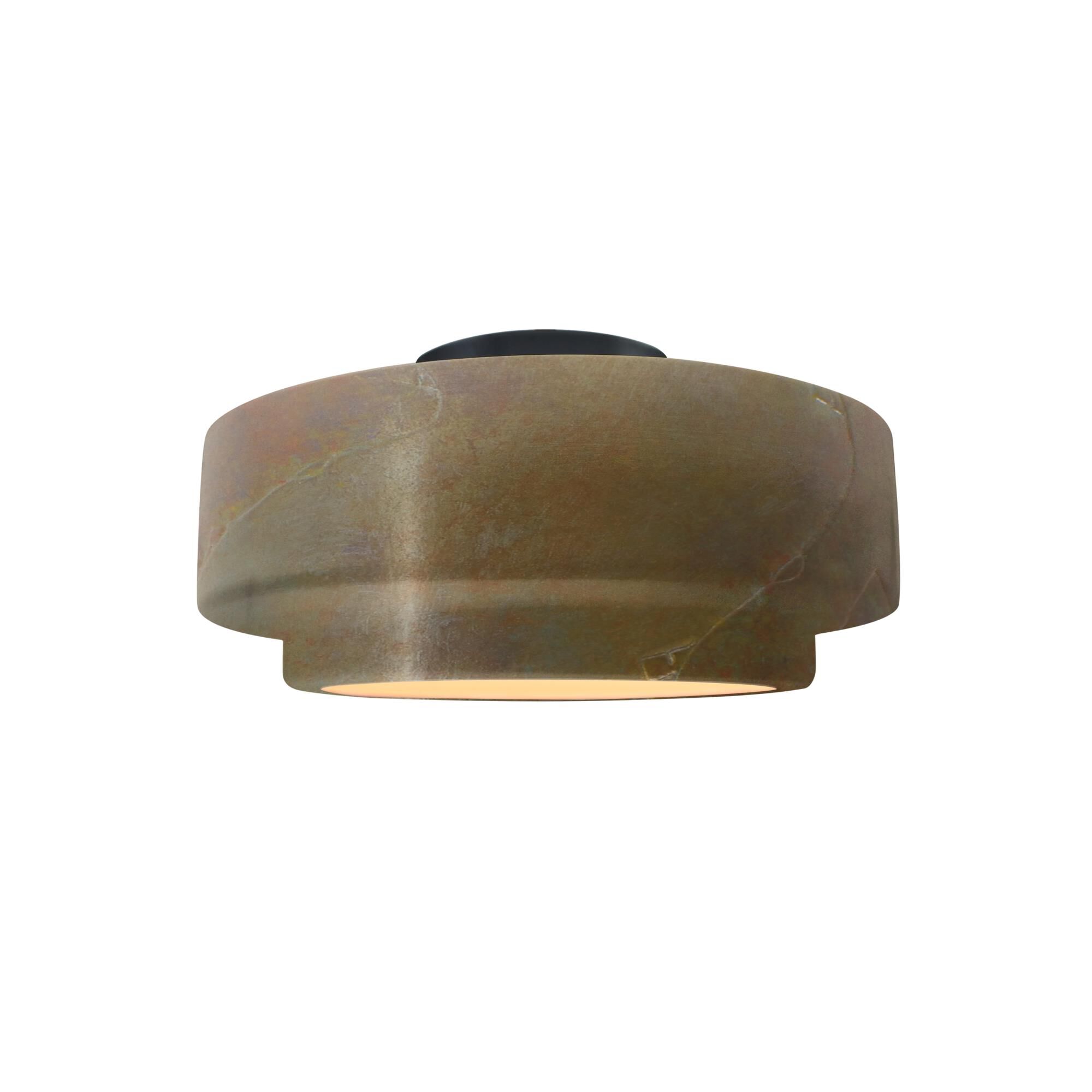 Tier 12 Inch Semi Flush Mount by Justice Design Group