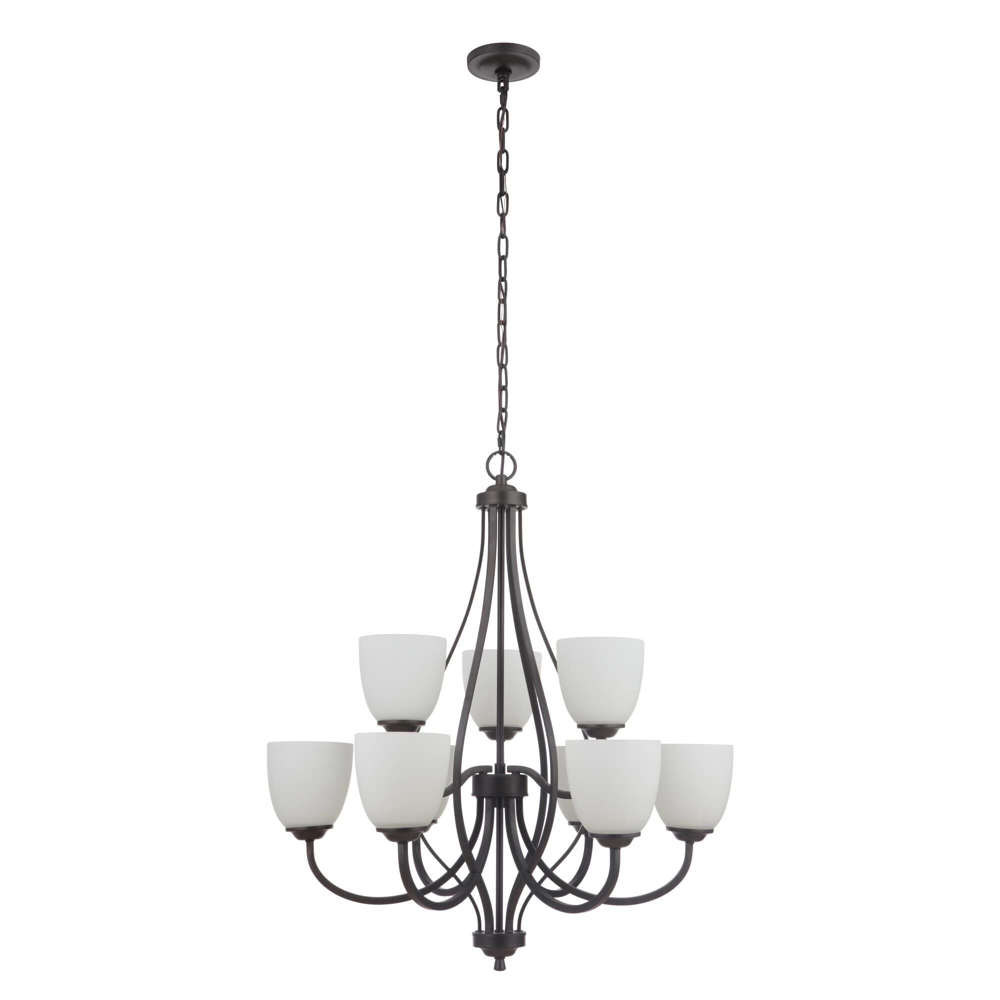 Serene 29 Inch 9 Light Chandelier by Craftmade