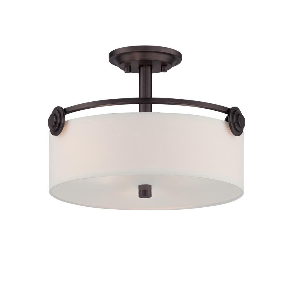 Shown in Old English Bronze finish and Blown Hammered glass and Blown Hammered shade