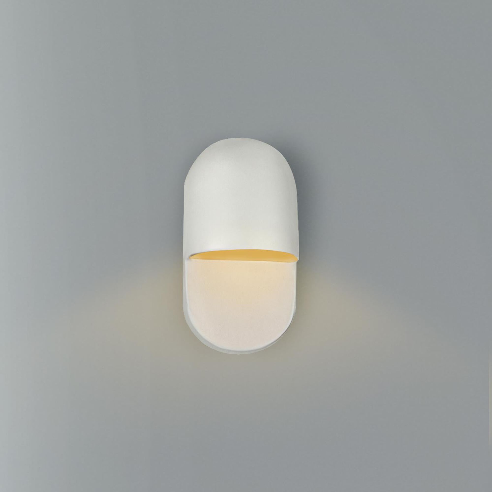 Shown in Matte White with Champagne Gold Internal Finish finish and Matte White With Champagne Gold Internal Finish shade