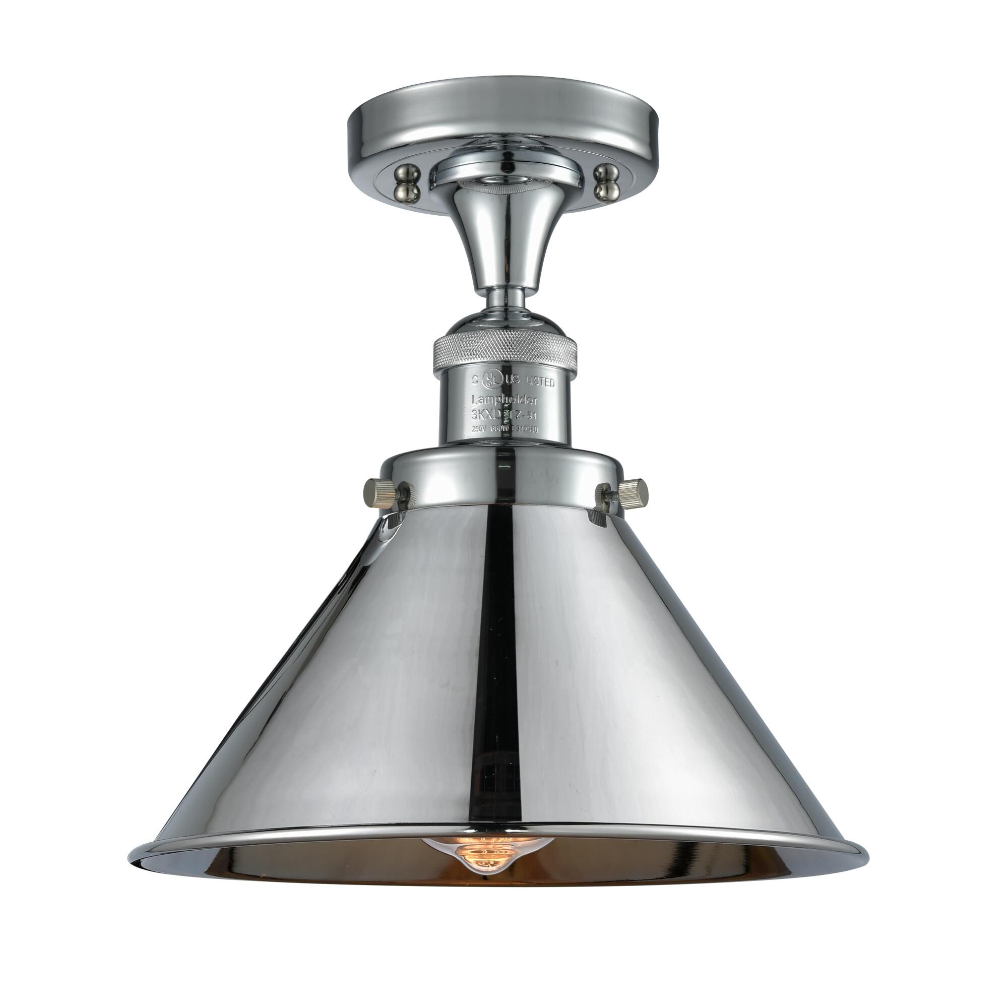 Bruno Marashlian Briarcliff 10 Inch 1 Light Semi Flush Mount by Innovations Lighting