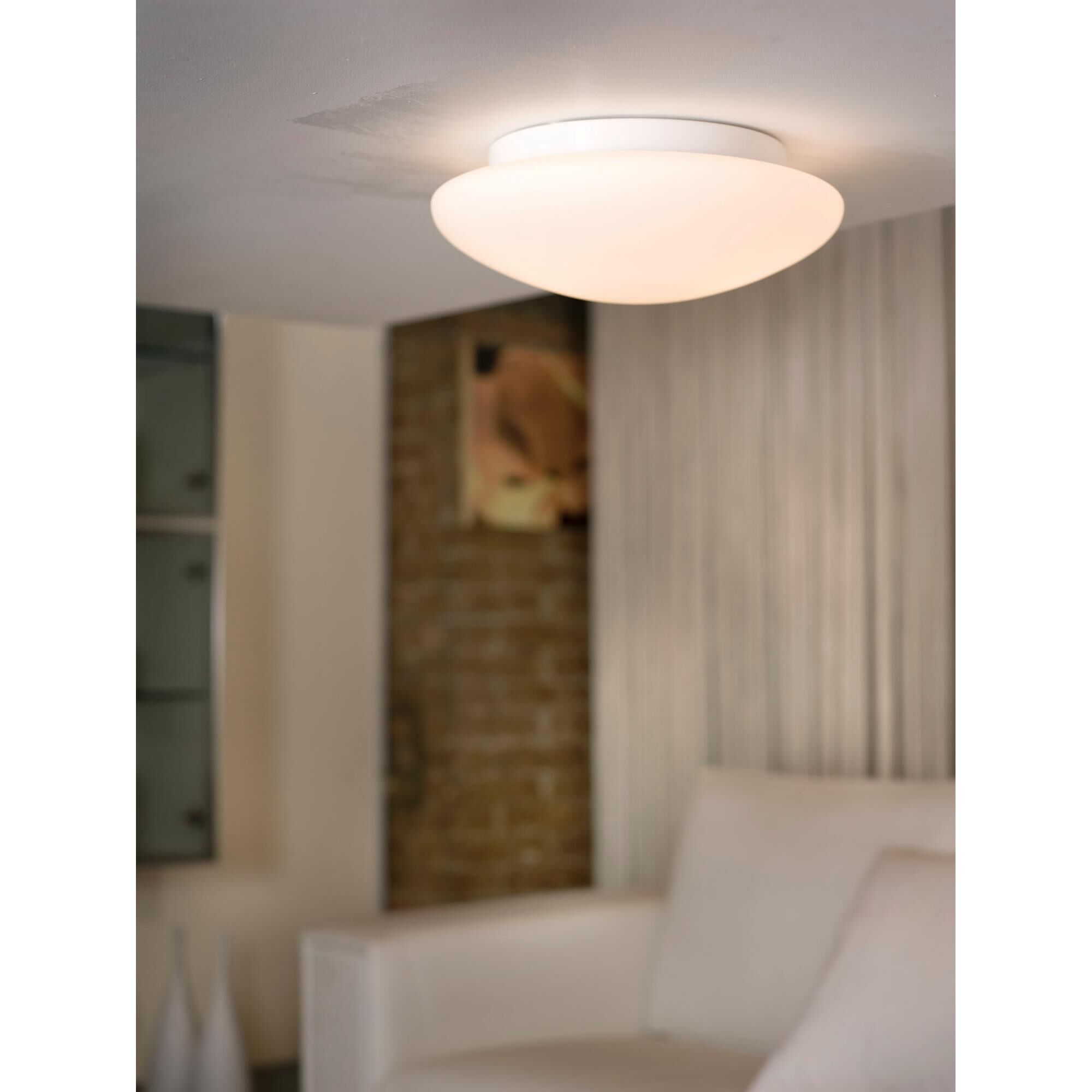 Eglo Ella 18 Inch 3 Light Flush Mount by Eglo Lighting