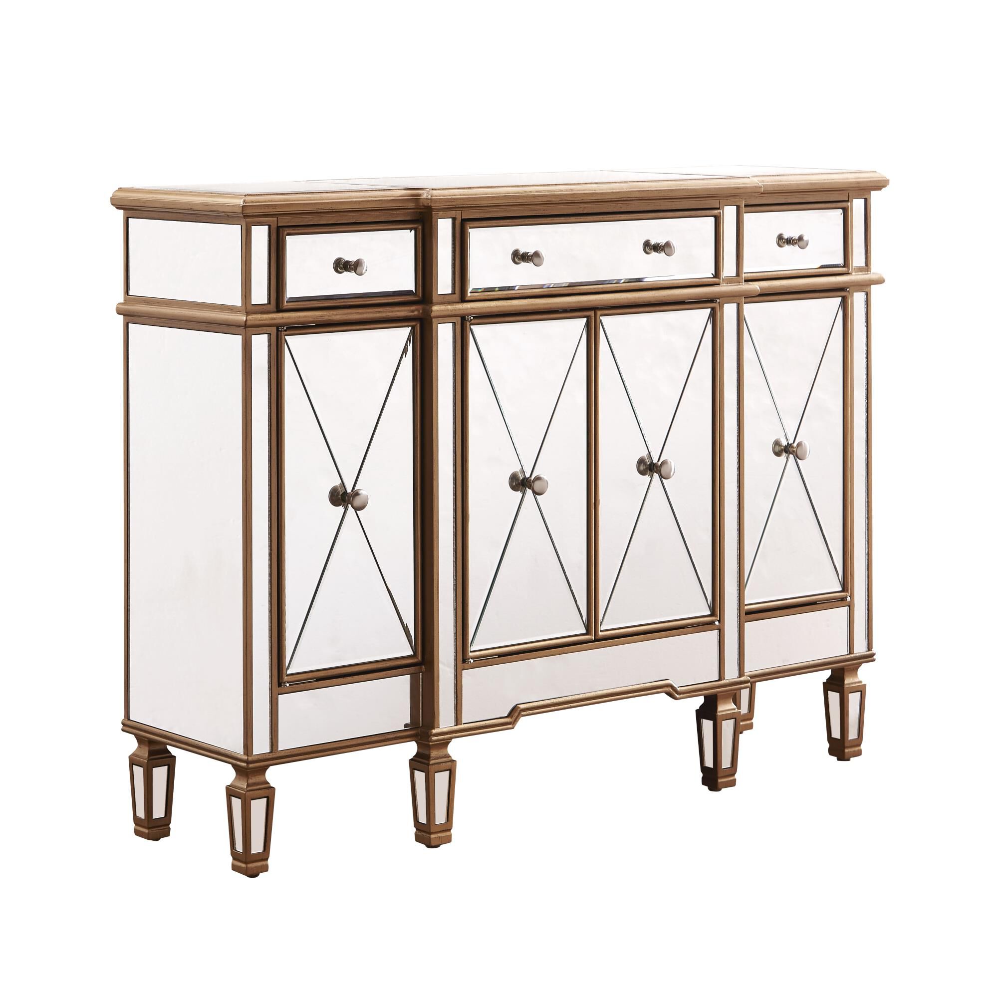 Shown in Hand Rubbed Antique Gold finish