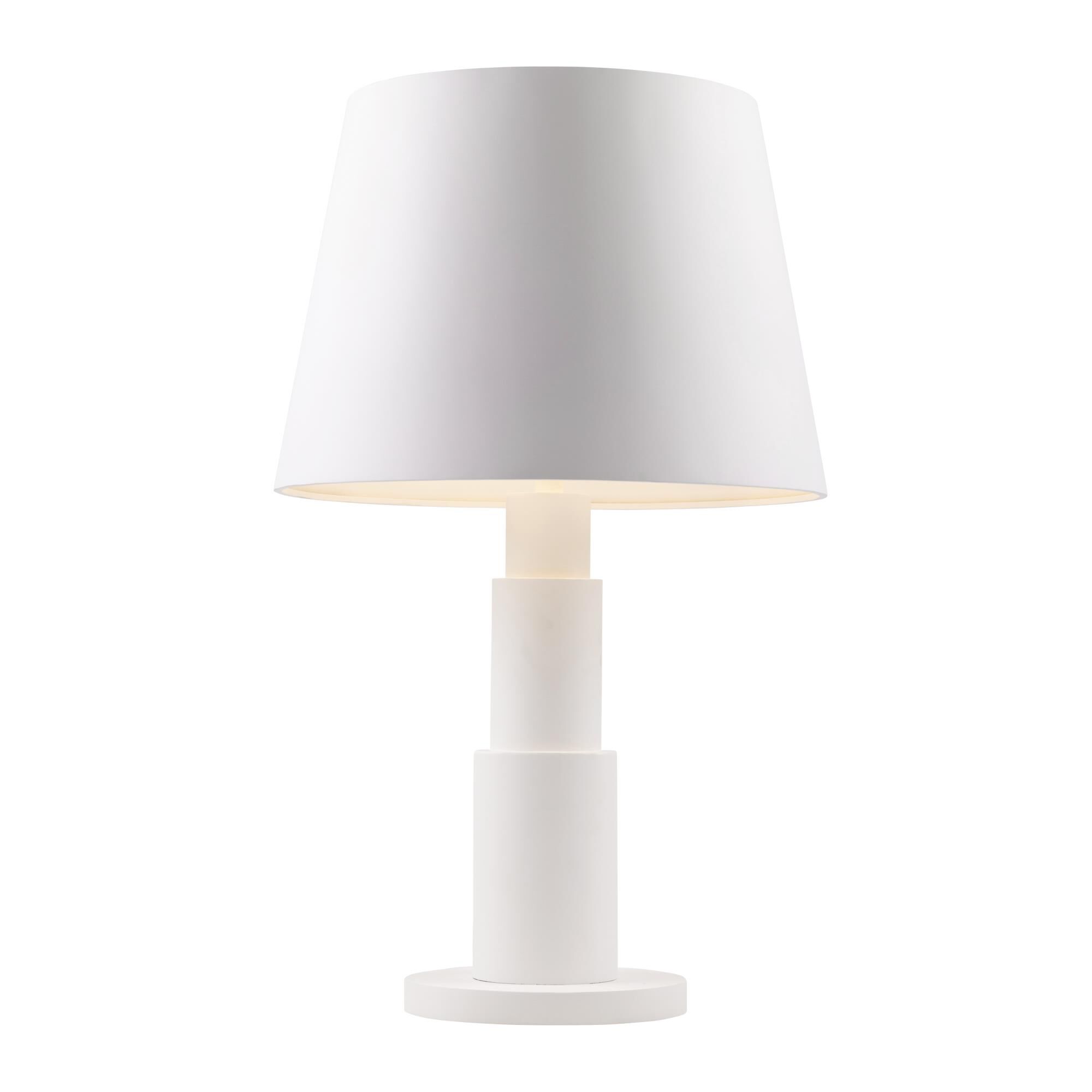 Shown in Matte White finish and Matte White shade