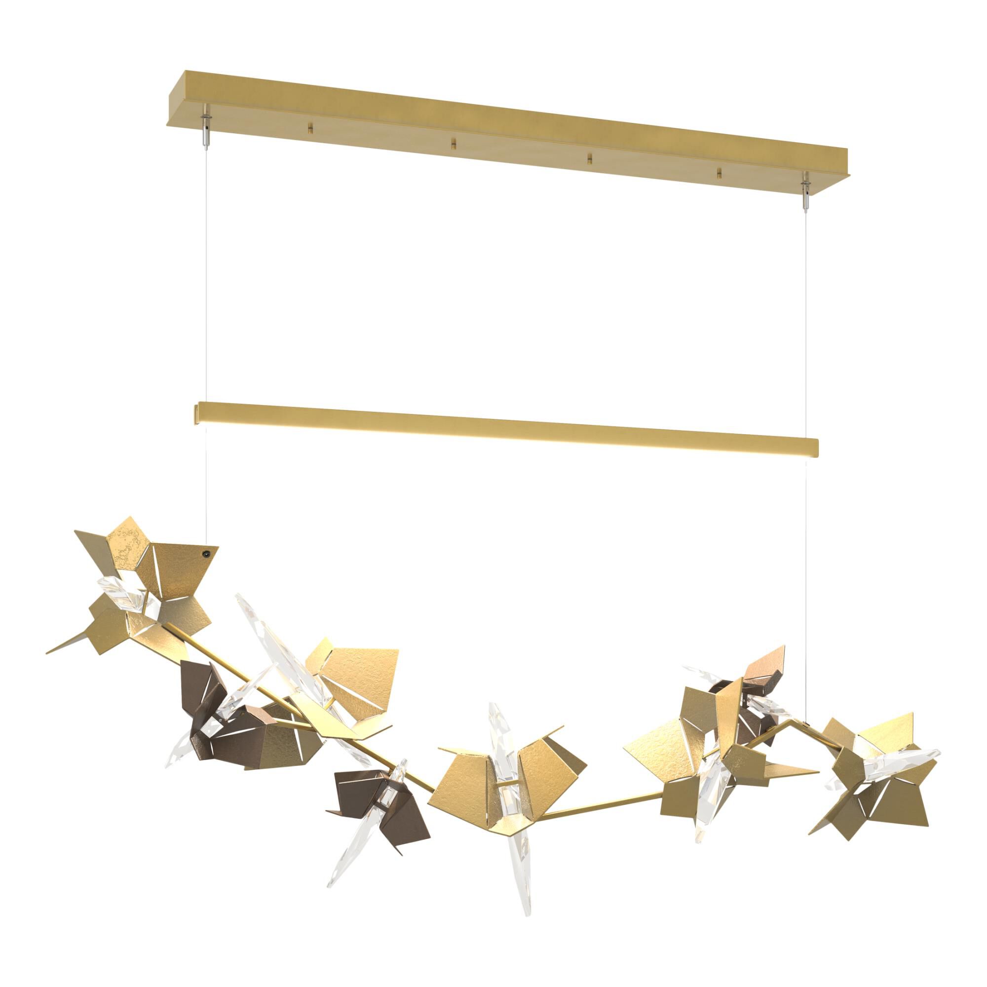 Shown in Modern Brass finish and Bronze (05) accent