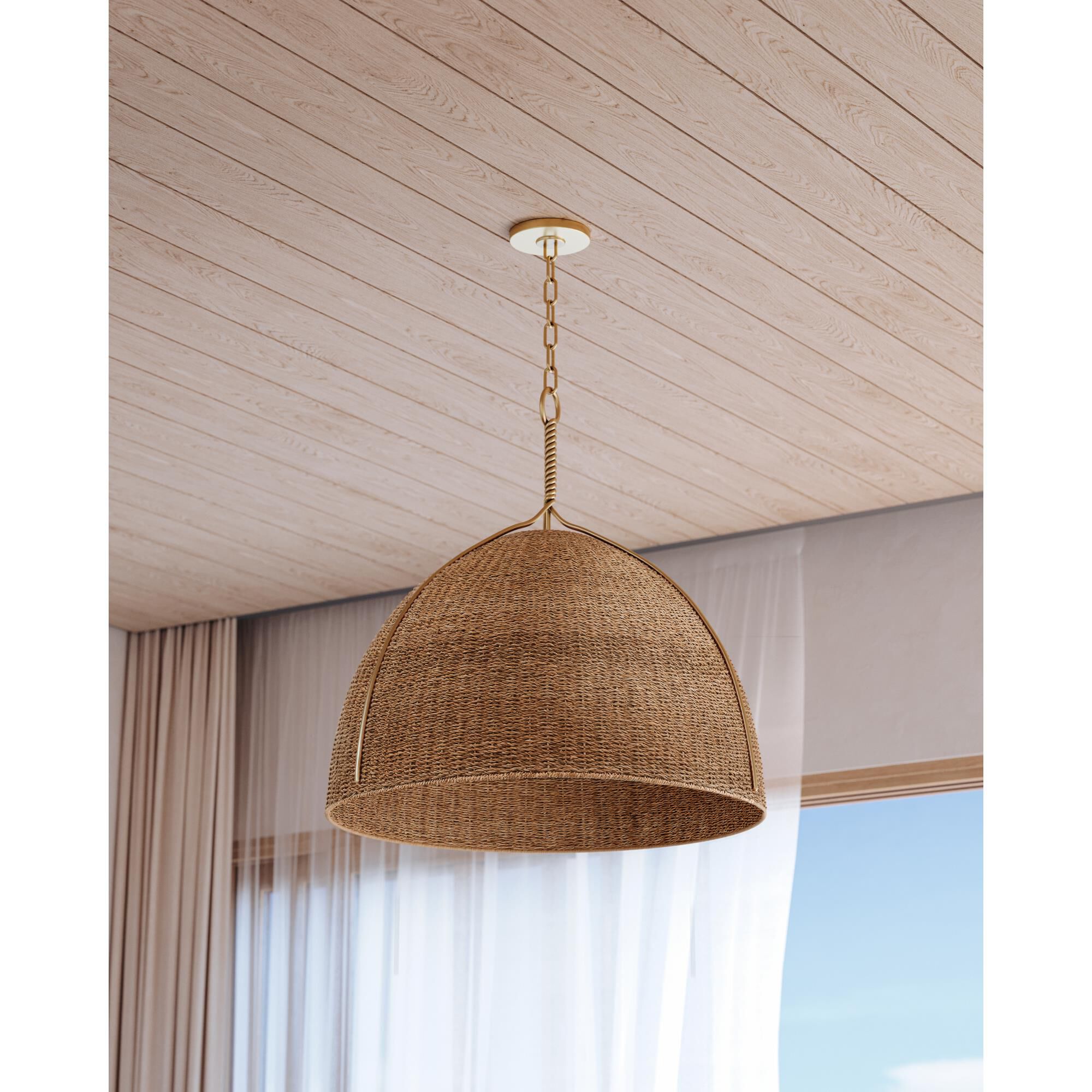 Woodlawn 29 Inch Large Pendant by Hudson Valley Lighting