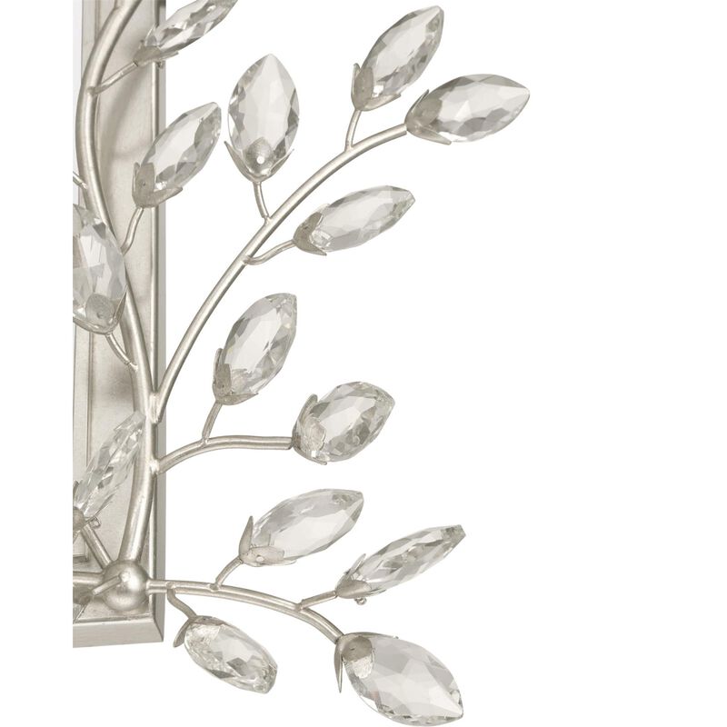 Forget-Me-Not 32 Inch Decorative Mirror by Currey and Company
