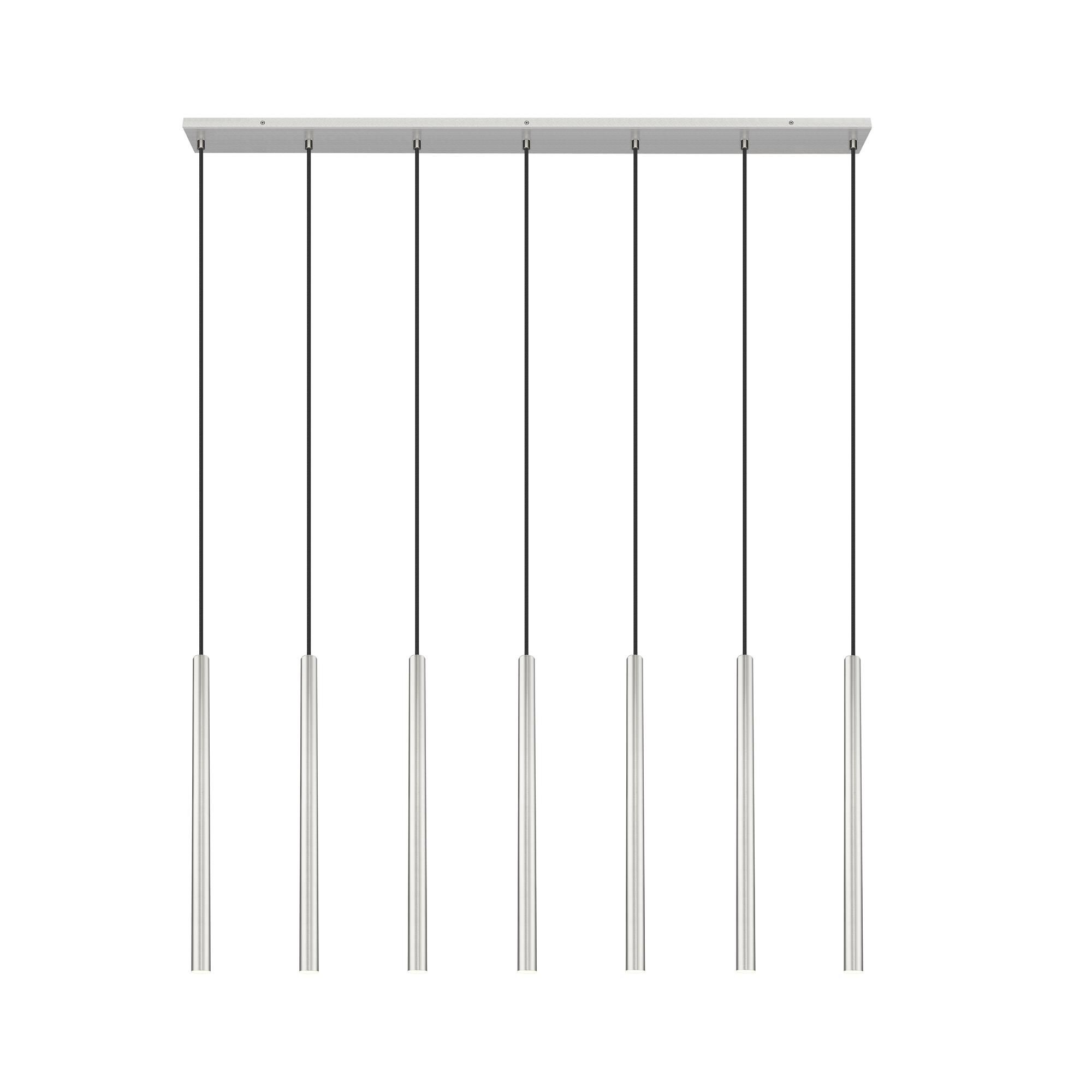 Shown in Brushed Nickel finish and Brushed Nickel glass and Brushed Nickel shade