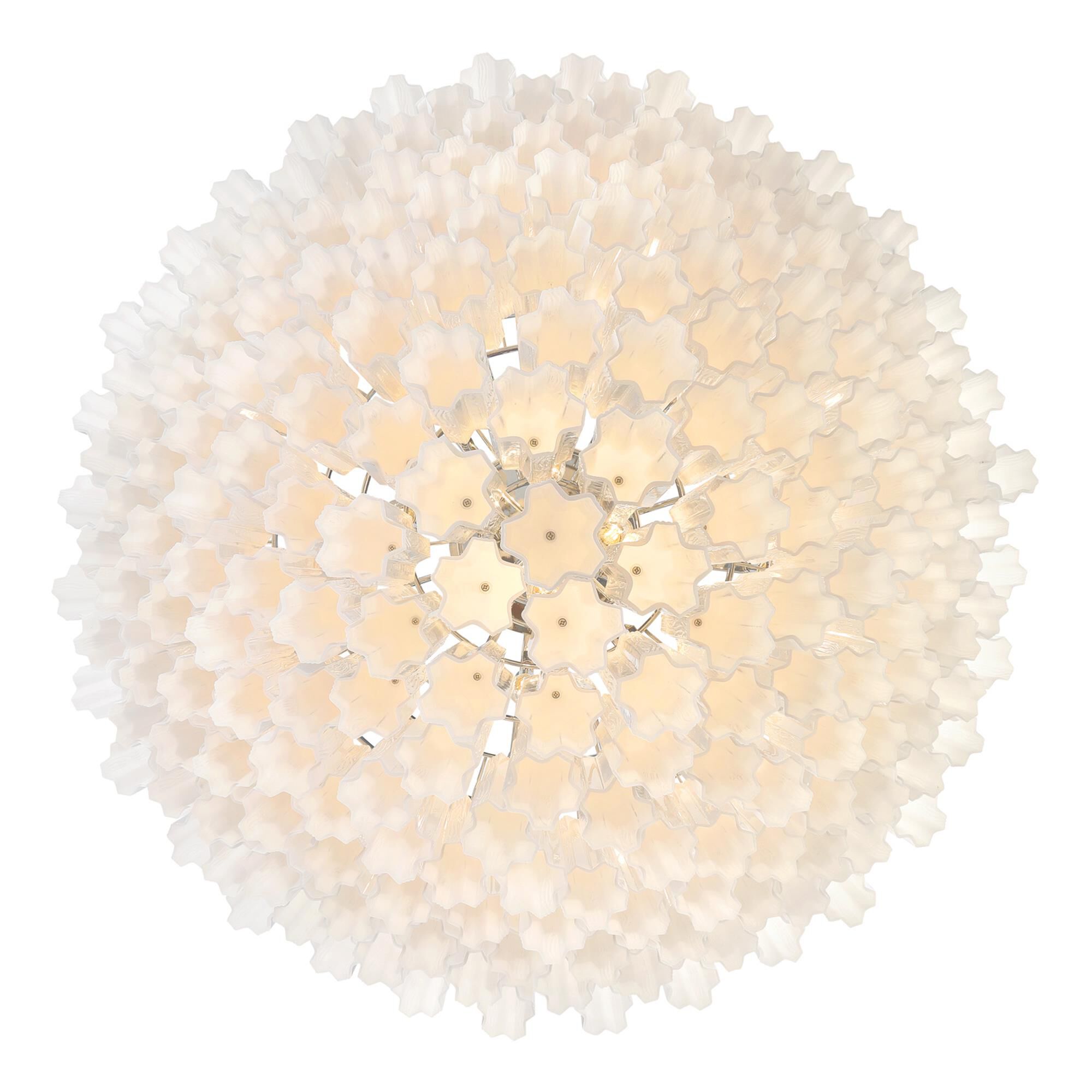 Shown in Polished Chrome finish and Tronchi Glass crystal