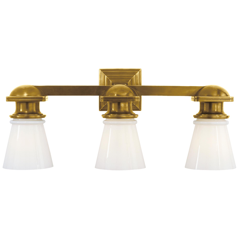 Chapman & Myers Ny Subway 22 Inch 3 Light Bath Vanity Light by Visual Comfort Signature Collection