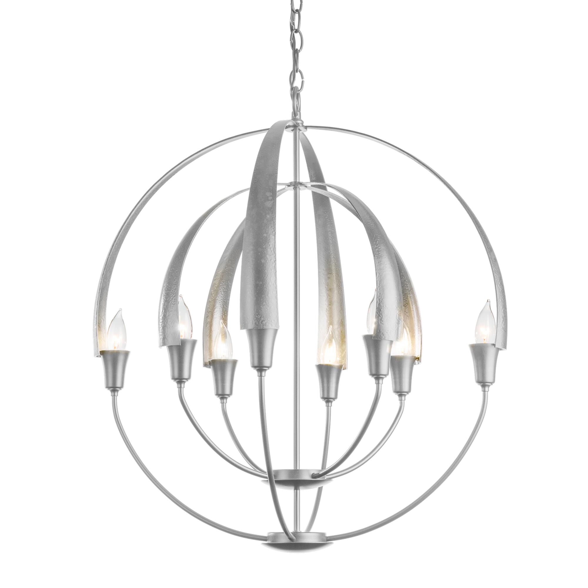 Cirque 25 Inch 8 Light Chandelier by Hubbardton Forge