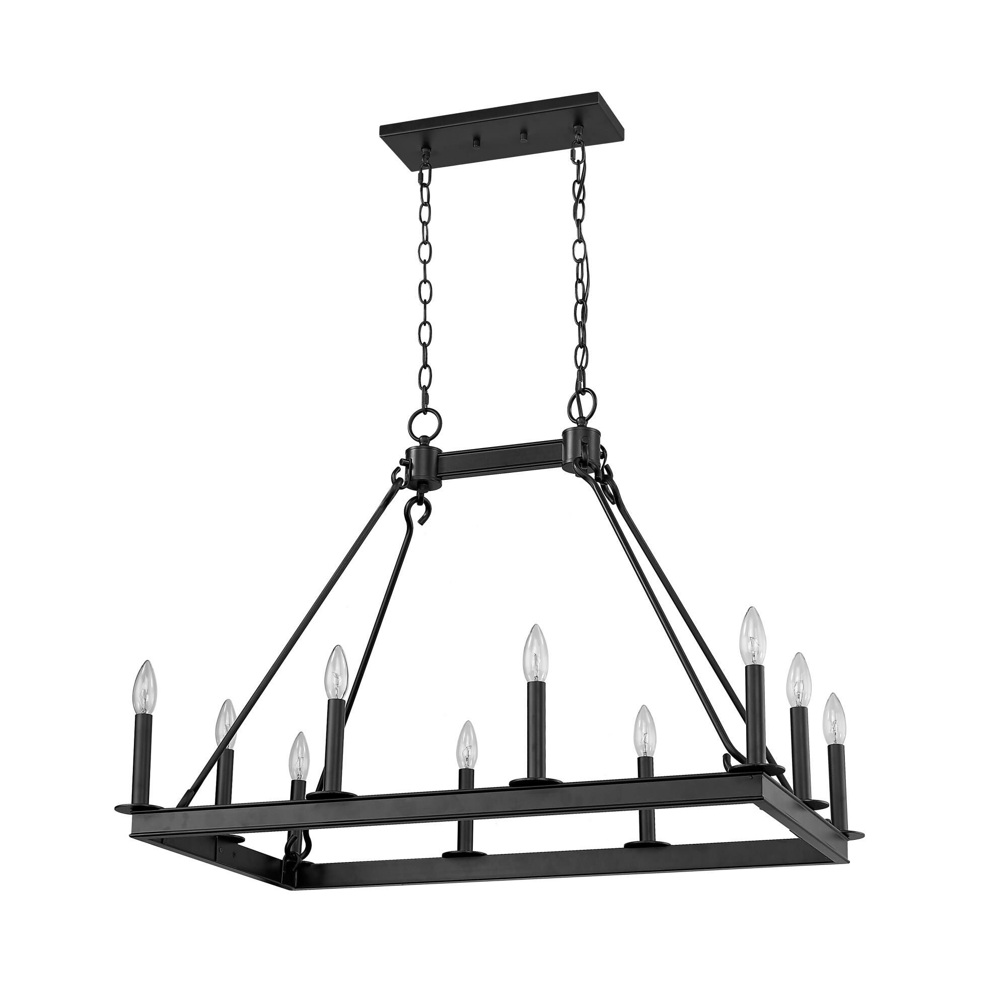 Shown in Matte Black finish and --- glass and --- shade