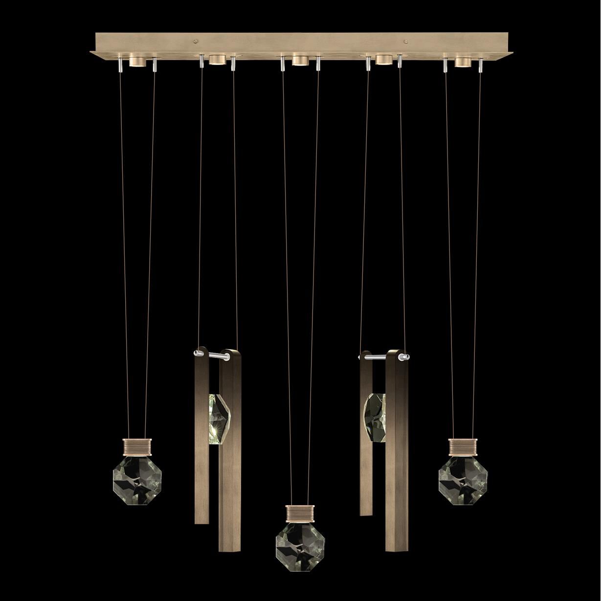 Aria 43 Inch Linear Suspension Light by Fine Art Handcrafted Lighting