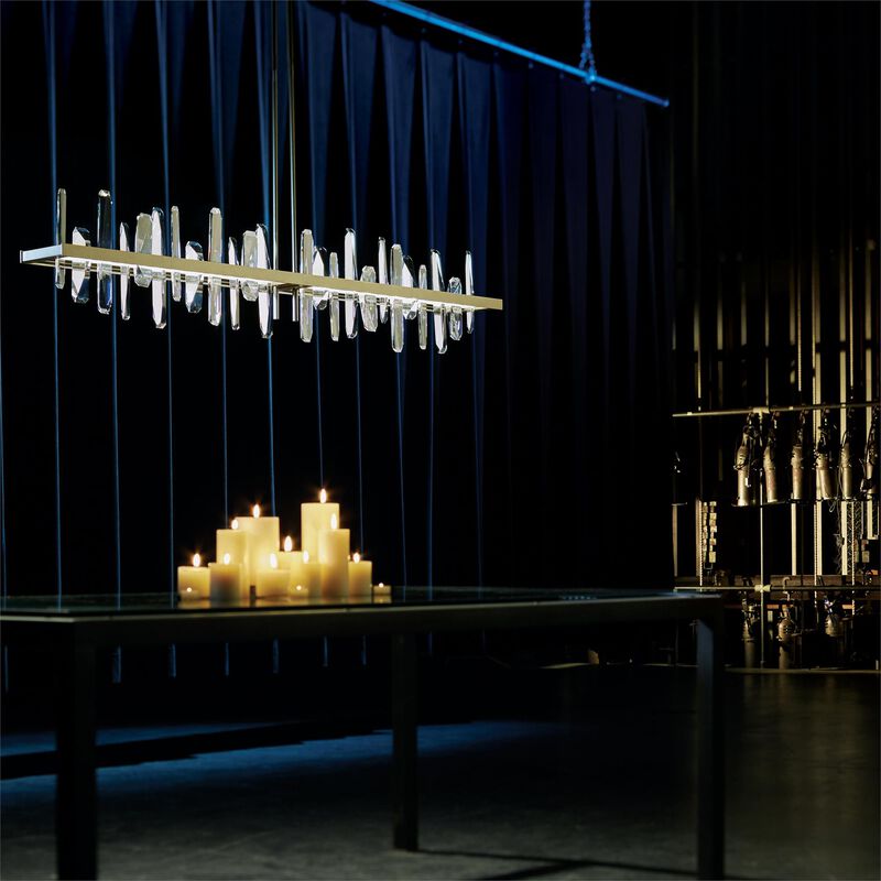 Solitude Medium Linear Chandelier by Hubbardton Forge