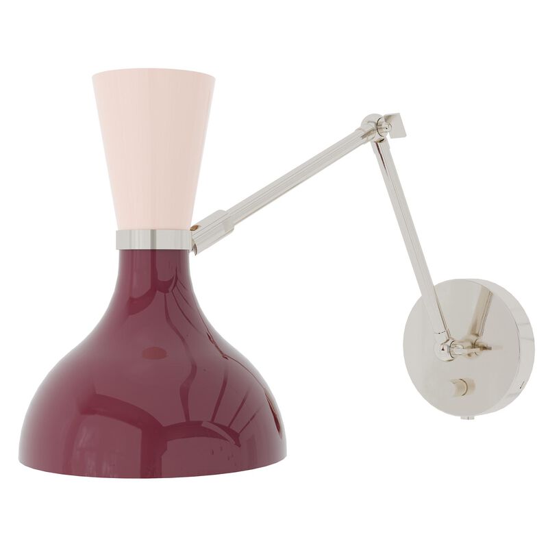 Clare 10 Inch Wall Swing Lamp by Robert Abbey