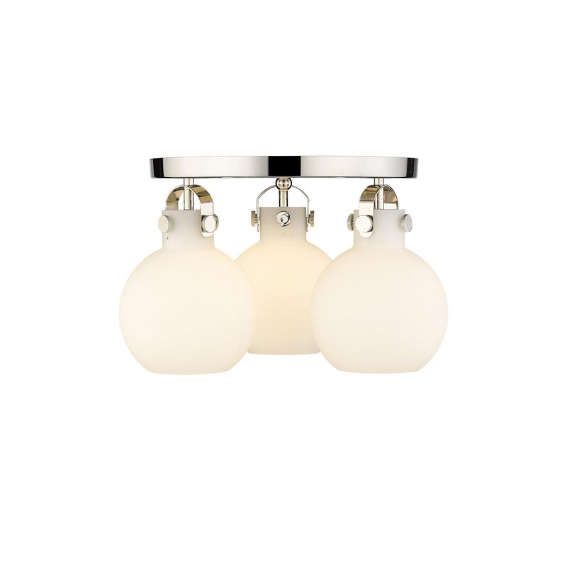 Bruno Marashlian Newton Sphere 19 Inch 3 Light Flush Mount by Innovations Lighting