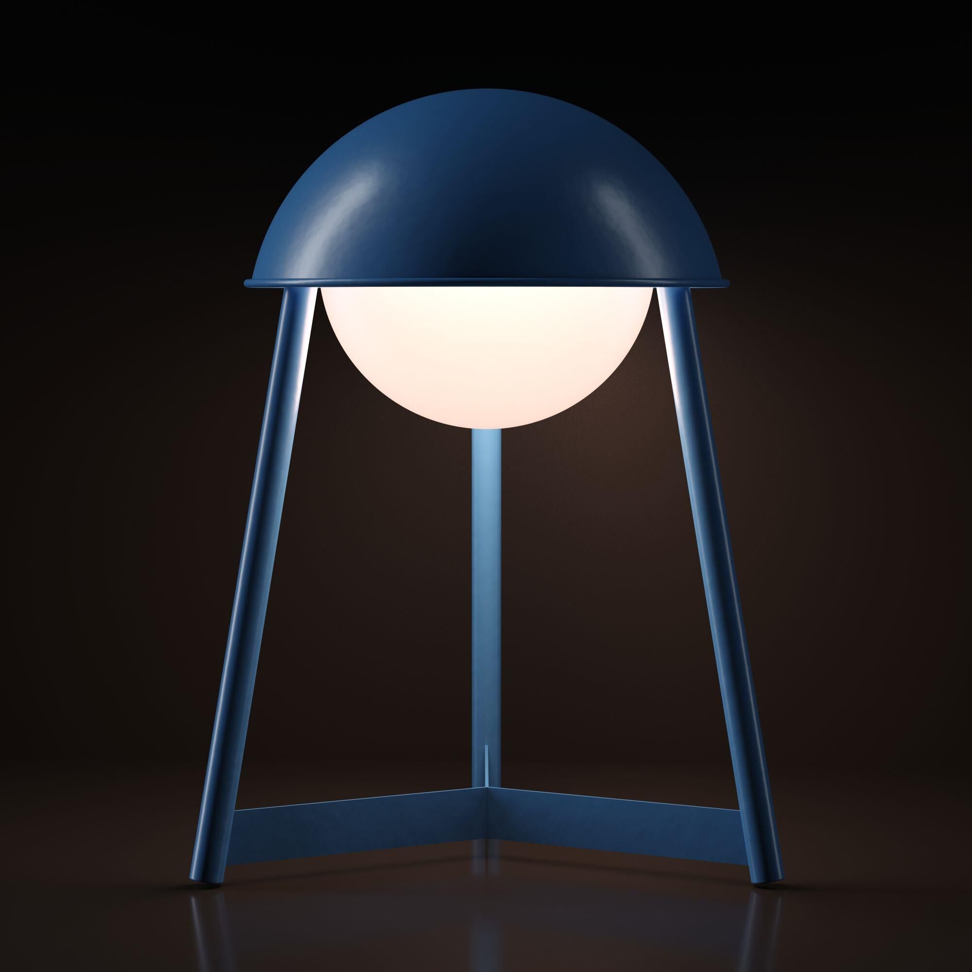 Kibun Helmet 21 Inch Table Lamp by Bulbrite