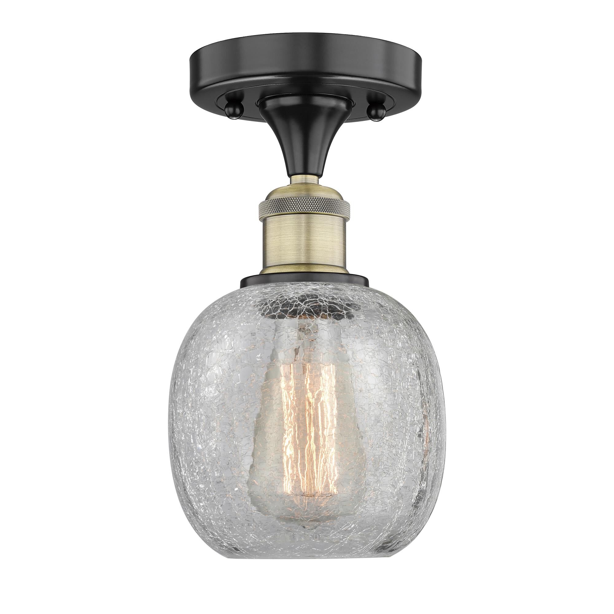 Bruno Marashlian Belfast 6 Inch 1 Light Semi Flush Mount by Innovations Lighting
