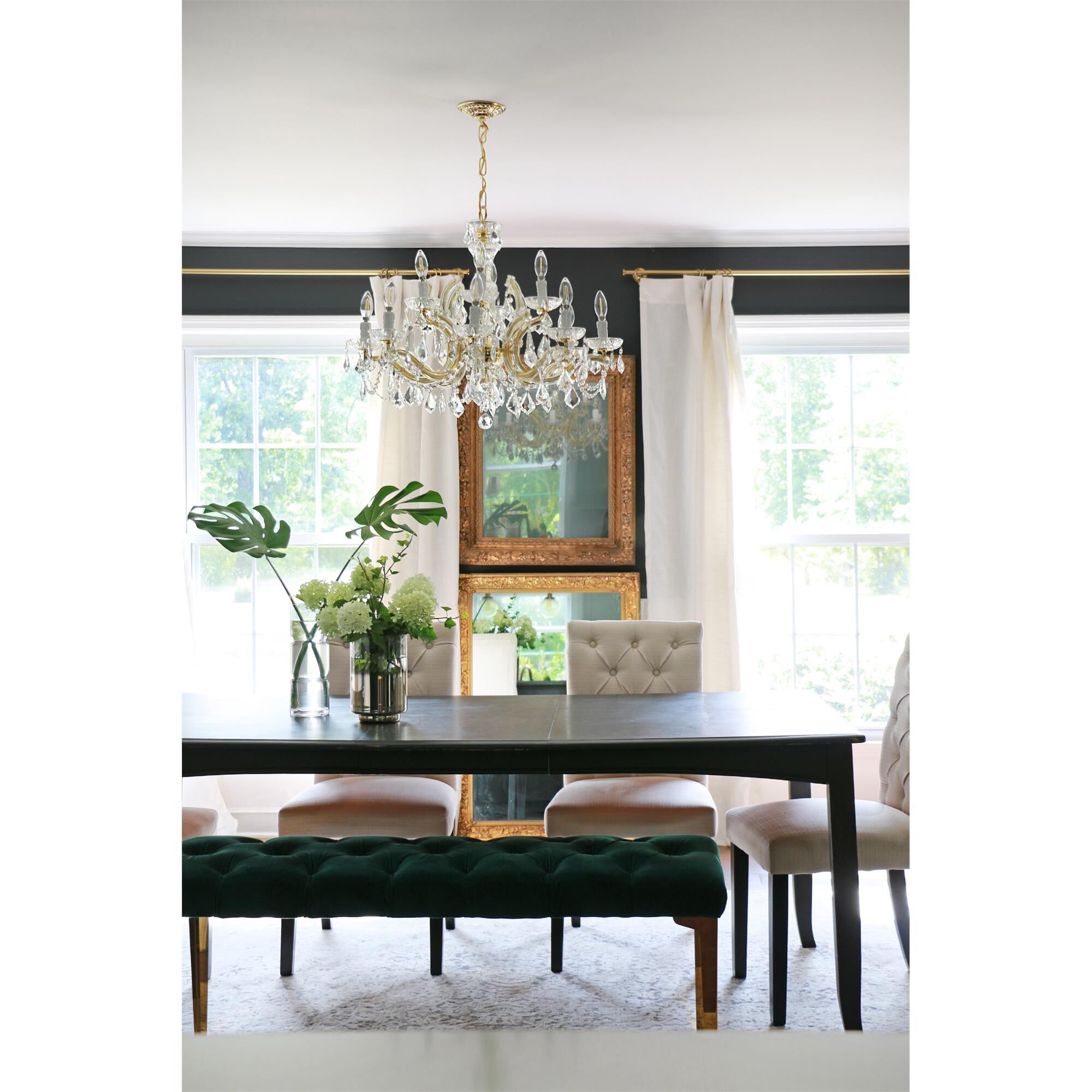 Maria Theresa 29 Inch 12 Light Chandelier,