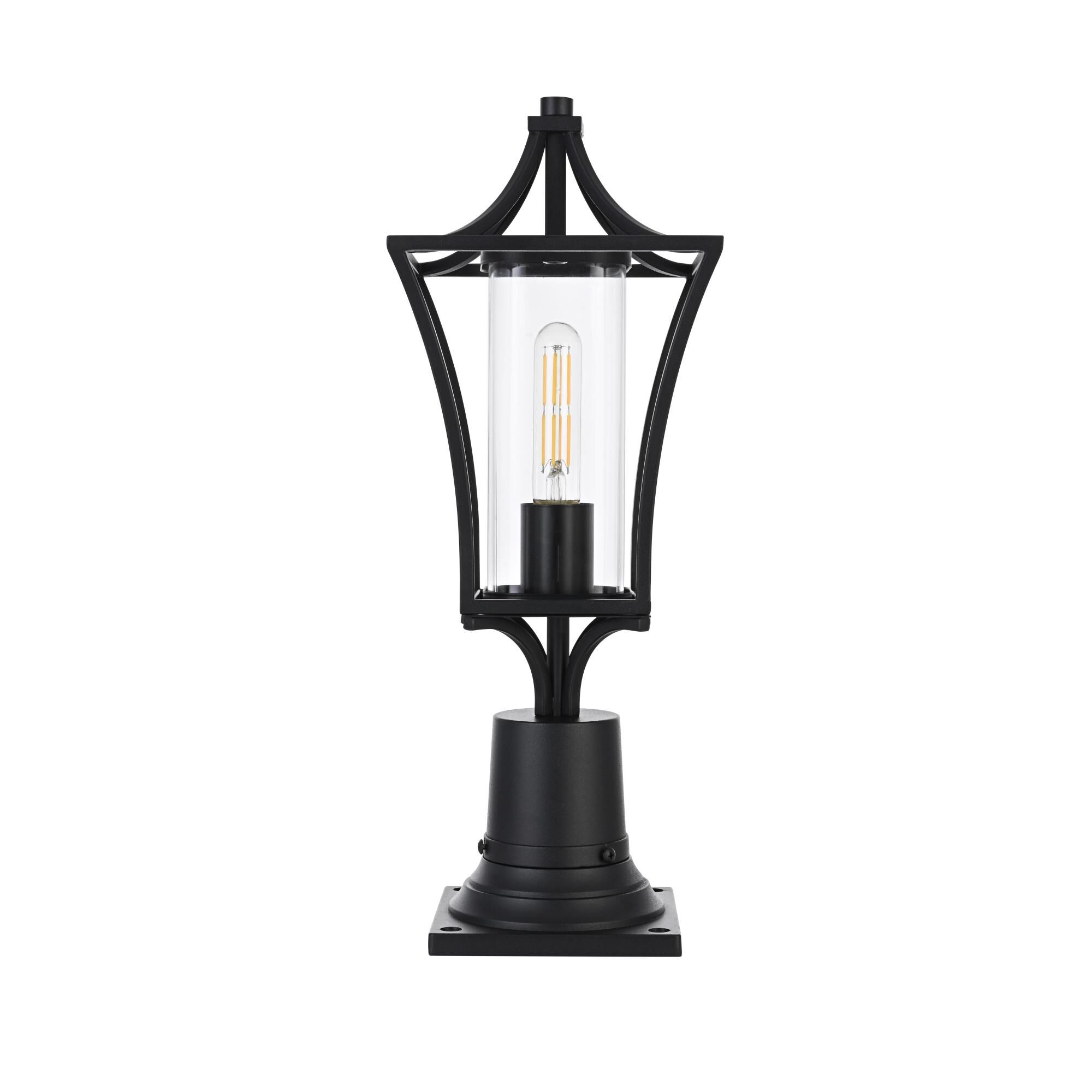 Belgrade 19 Inch Outdoor Post Lamp by Elegant Lighting