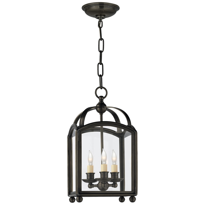 Chapman & Myers Archtop 8 Inch Cage Pendant by Visual Comfort Signature Collection