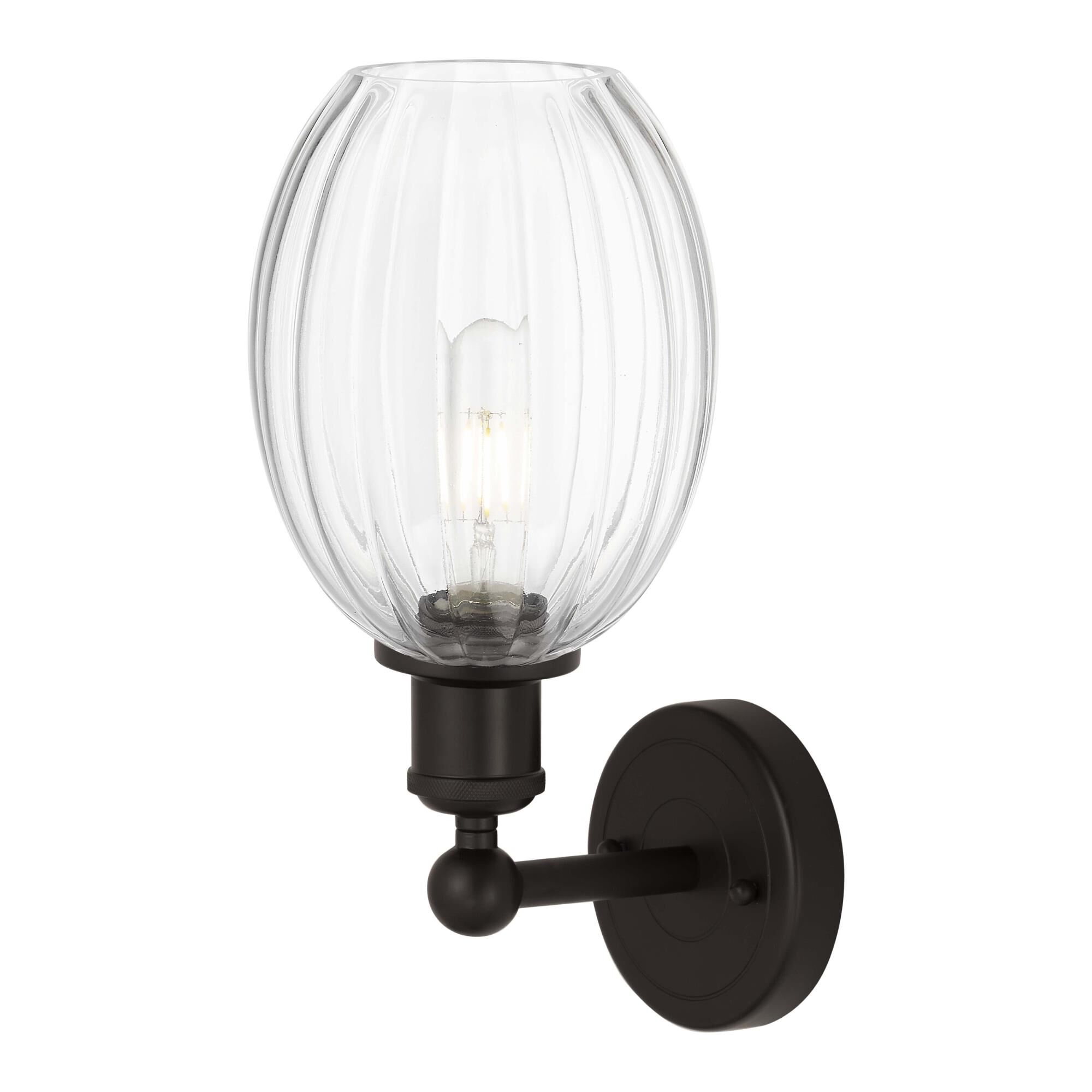 Shown in Oil Rubbed Bronze finish and Clear glass