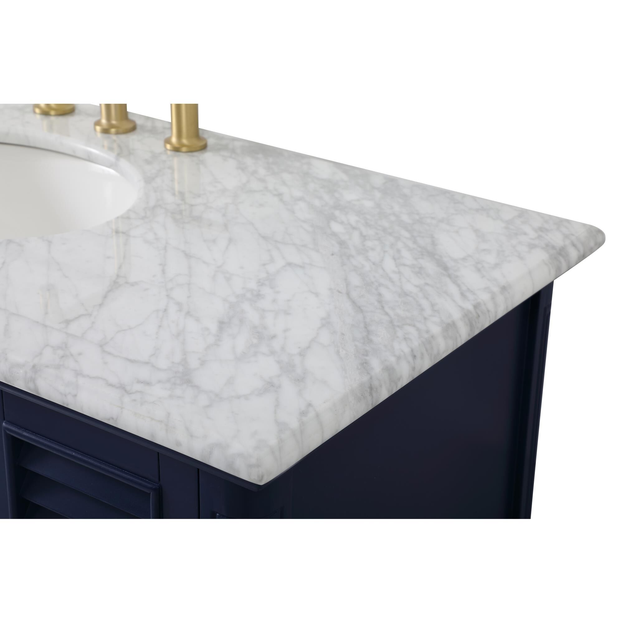 Shown in Blue finish