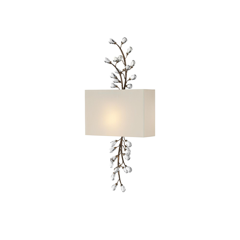Crystal Bud Large Wall Sconce by Currey & Company