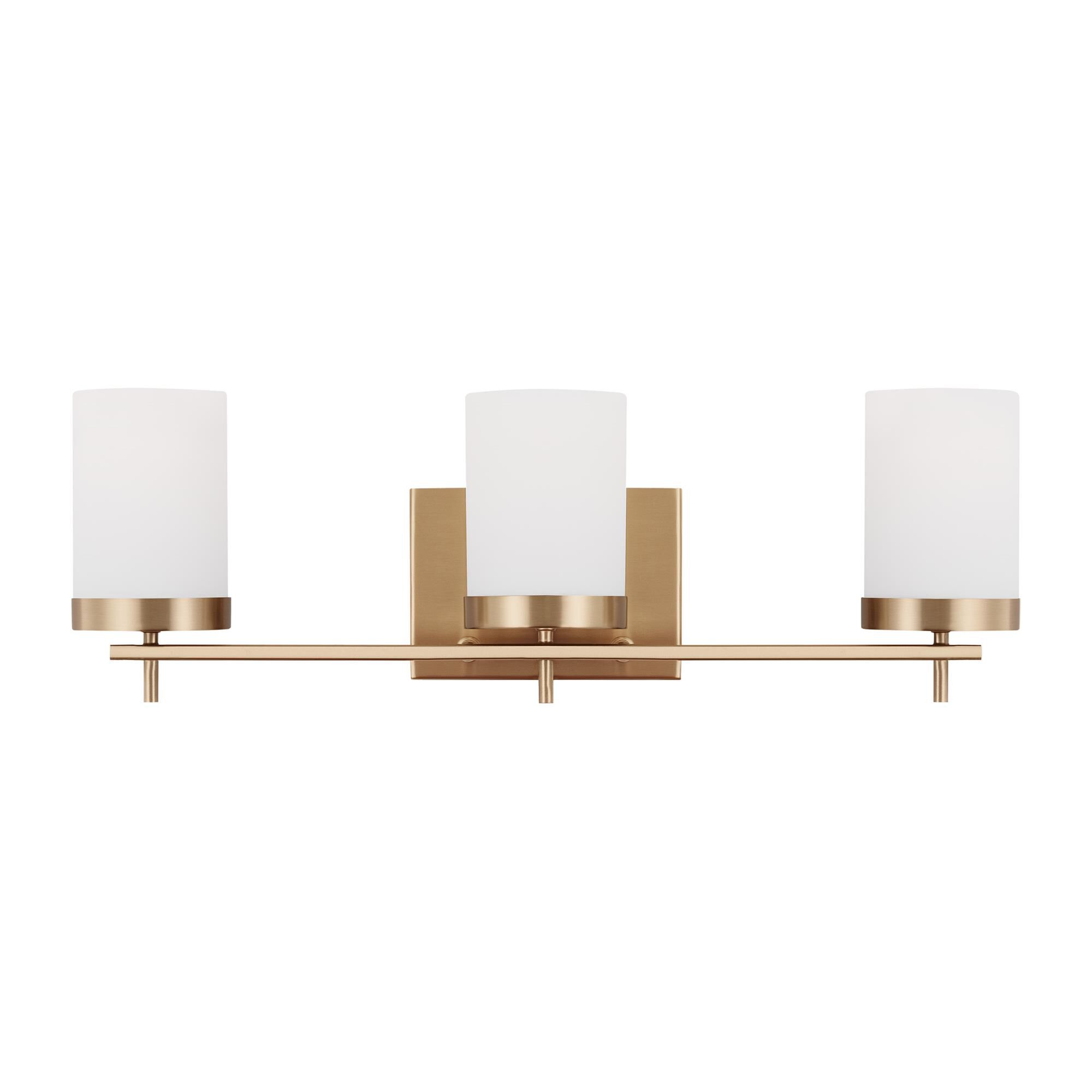 Shown in Satin Brass finish and Etched / White Inside Glass s shade
