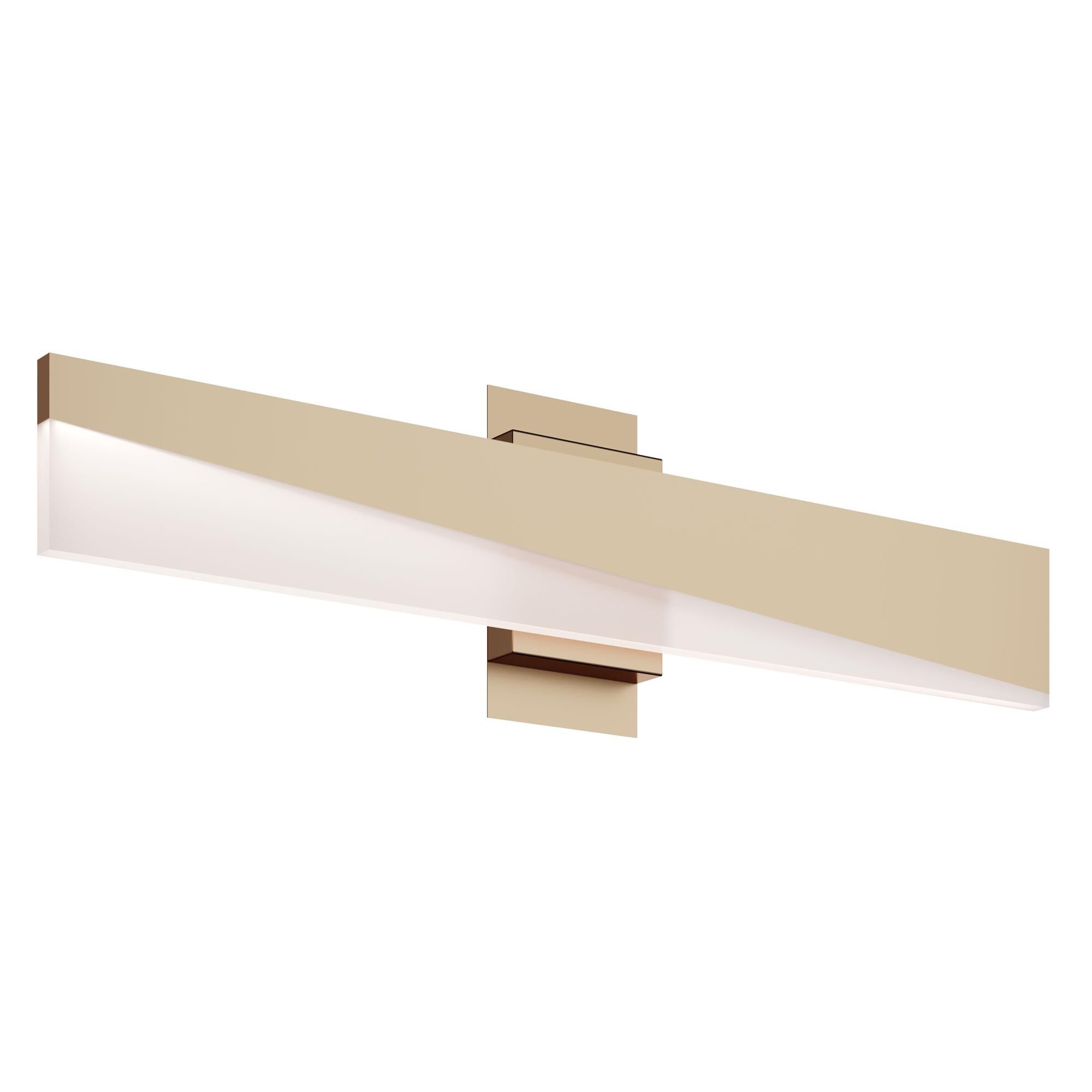 Shown in Light Antique Brass finish and Frosted glass