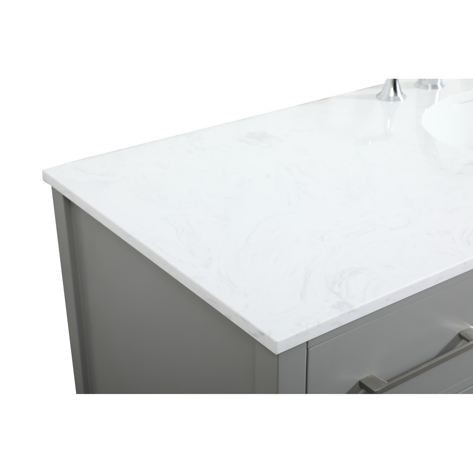 Shown in Grey finish