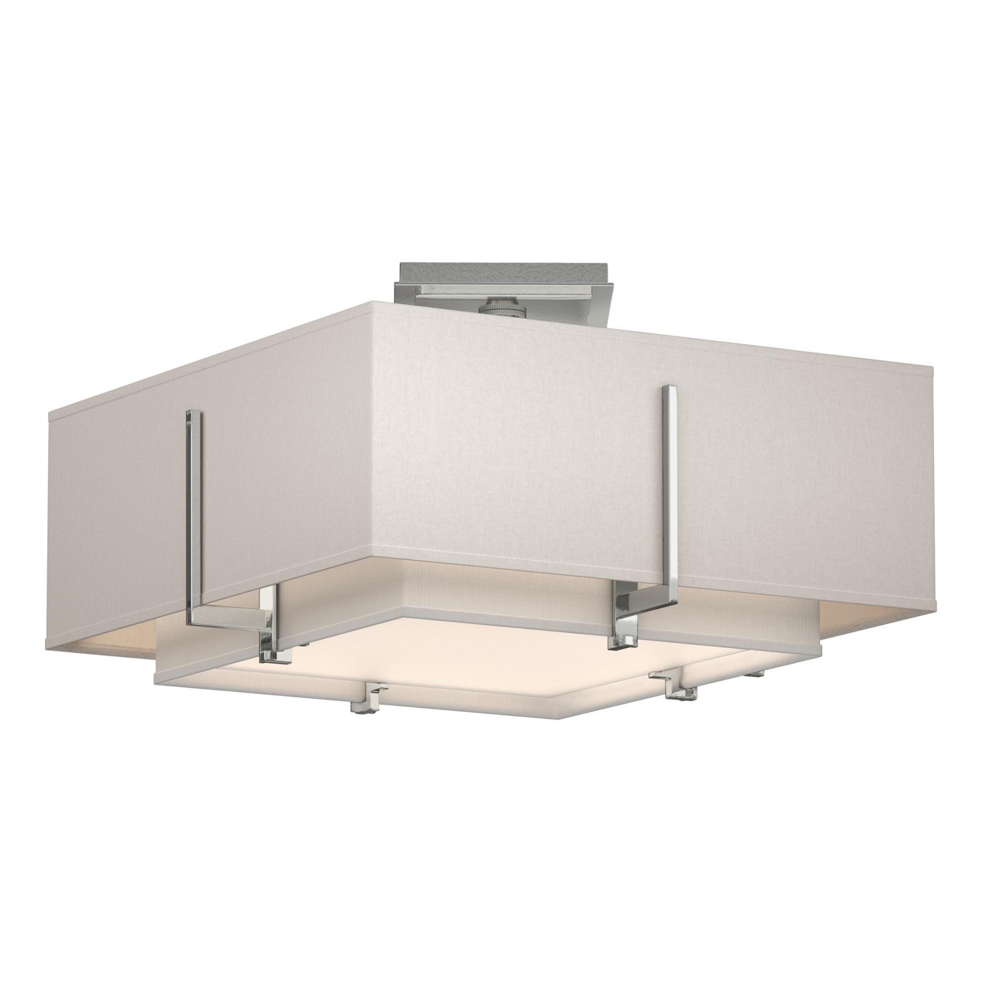 Exos 16 Inch 2 Light Semi Flush Mount by Hubbardton Forge