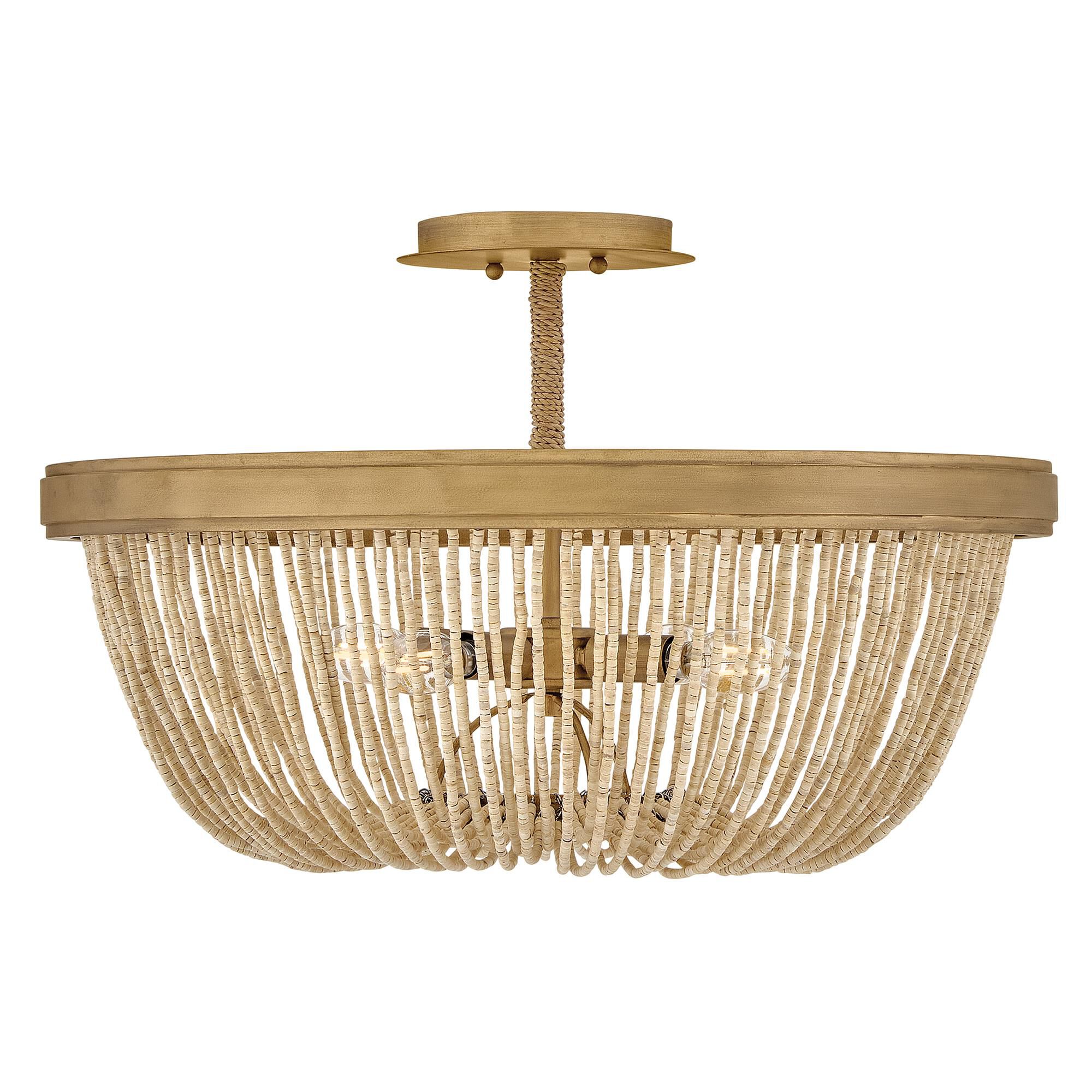 Tula 22 Inch 4 Light Semi Flush Mount,