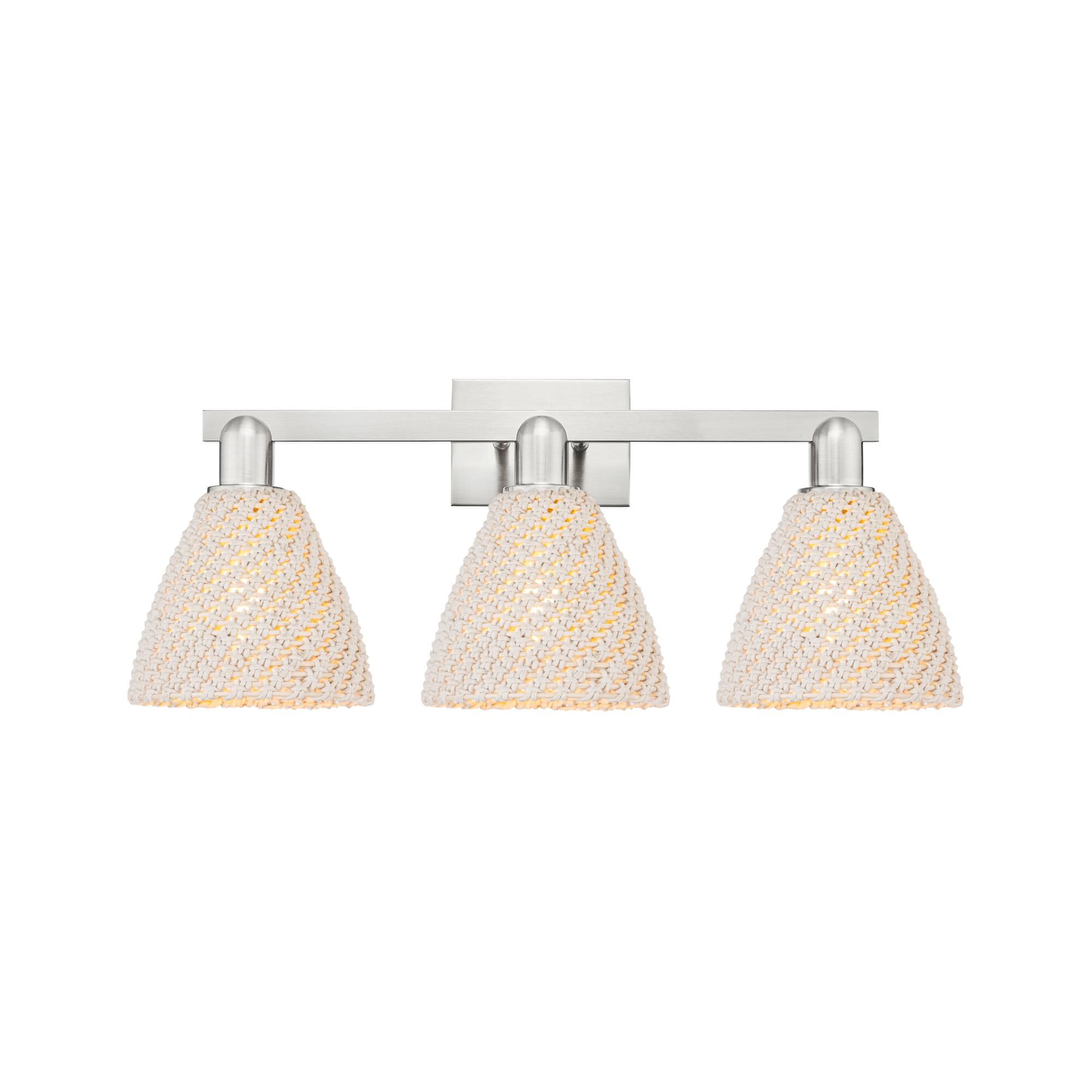 Bruno Marashlian Natural Ballston Dome 26 Inch Bath Vanity Light by Innovations Lighting