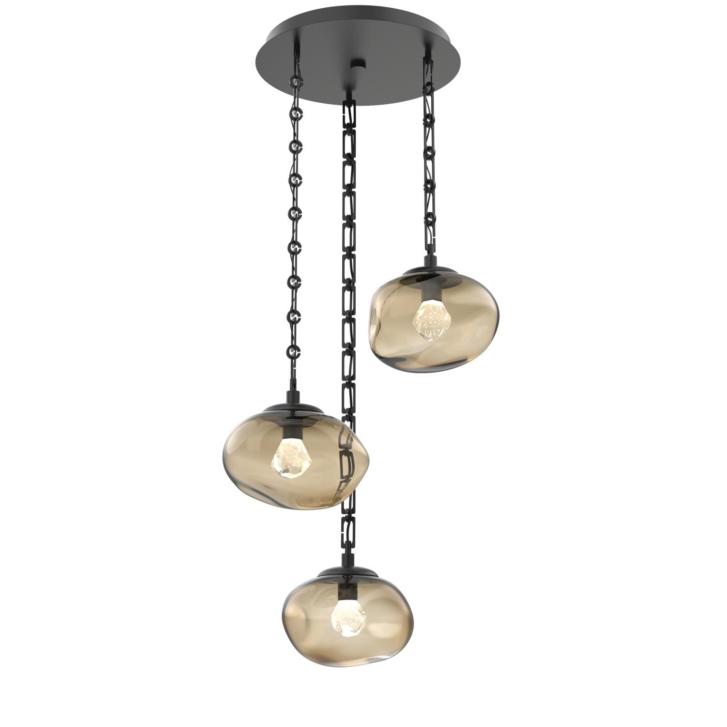 Levi Wilson Nova Led 22 Inch Multi Light Pendant by Hammerton Studio