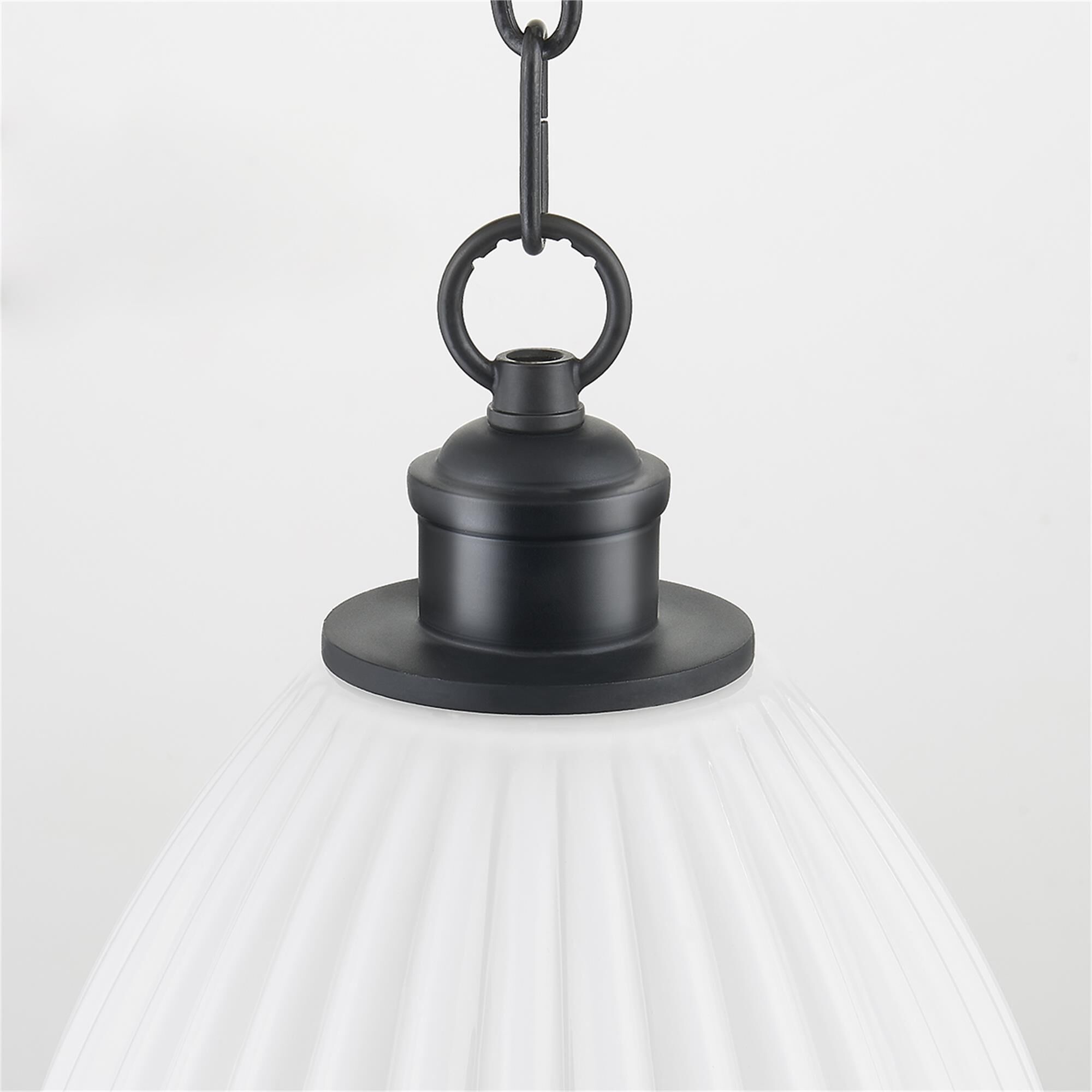 Shown in Old Bronze finish and Opal Glossy glass