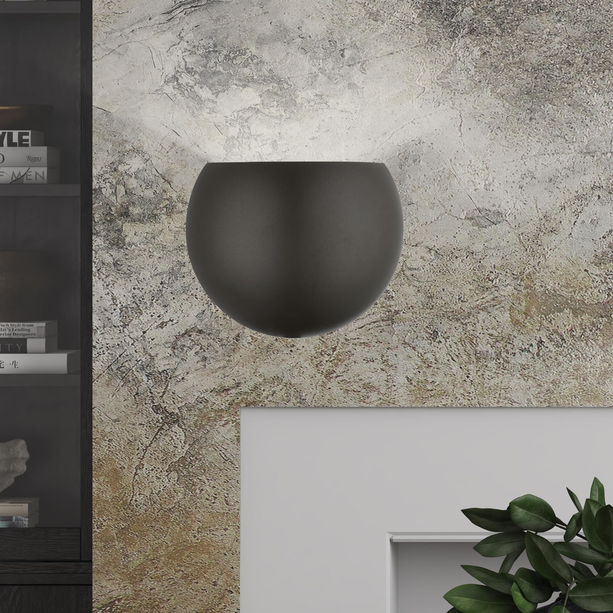 Shown in English Bronze finish and English Bronze with Gold Inside shade