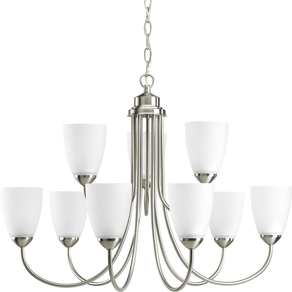 Gather 28 Inch 9 Light Chandelier by Progress Lighting