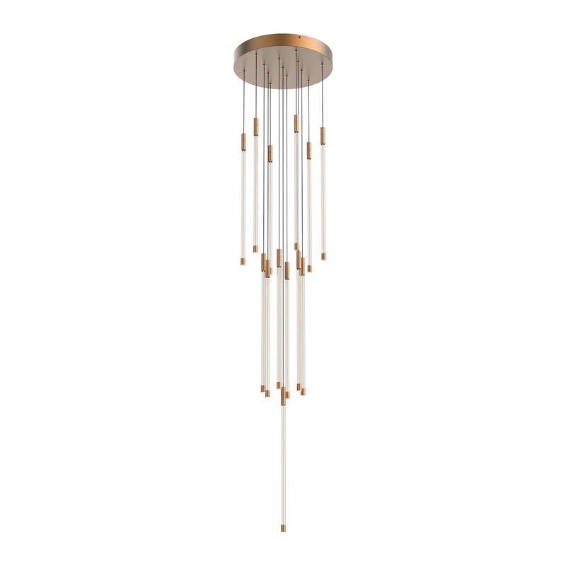 Ryan Pauly Motif Multi Light Pendant by Kuzco