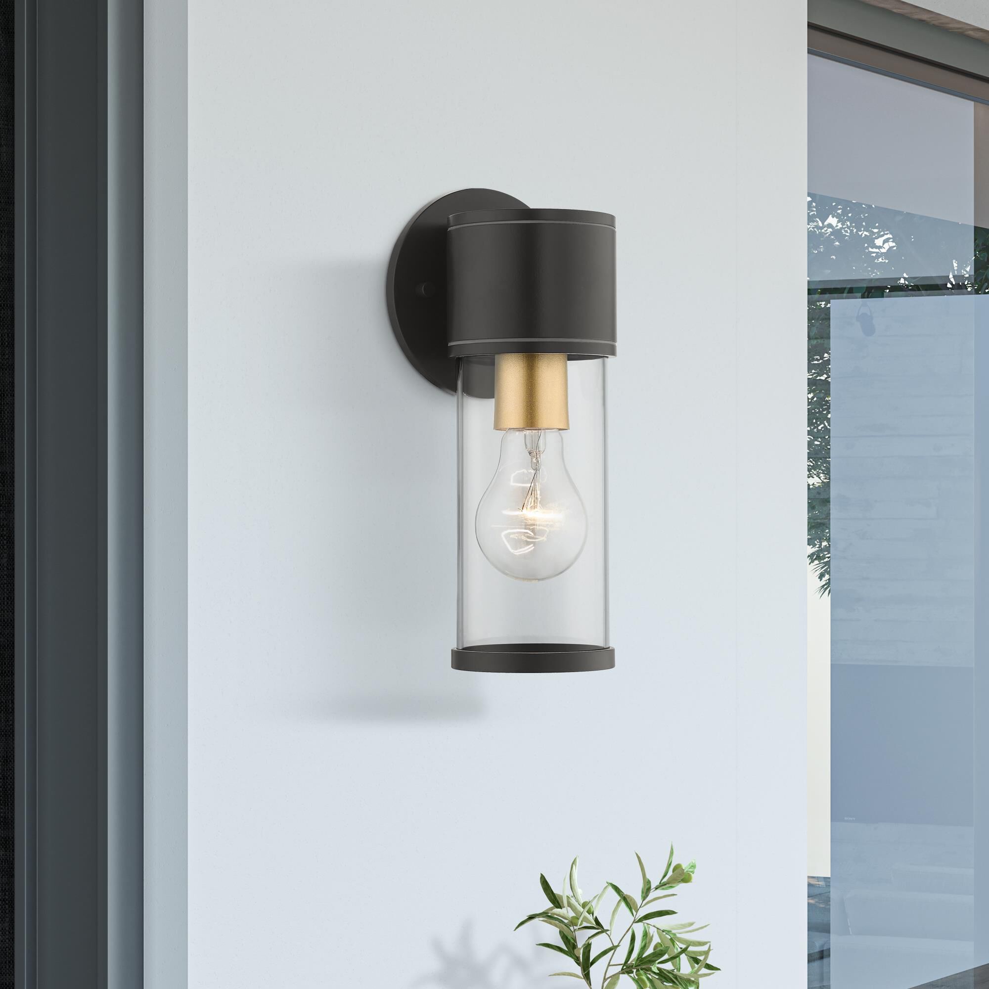 Livex Lighting Atlantic 10 Inch Tall Outdoor Wall Light