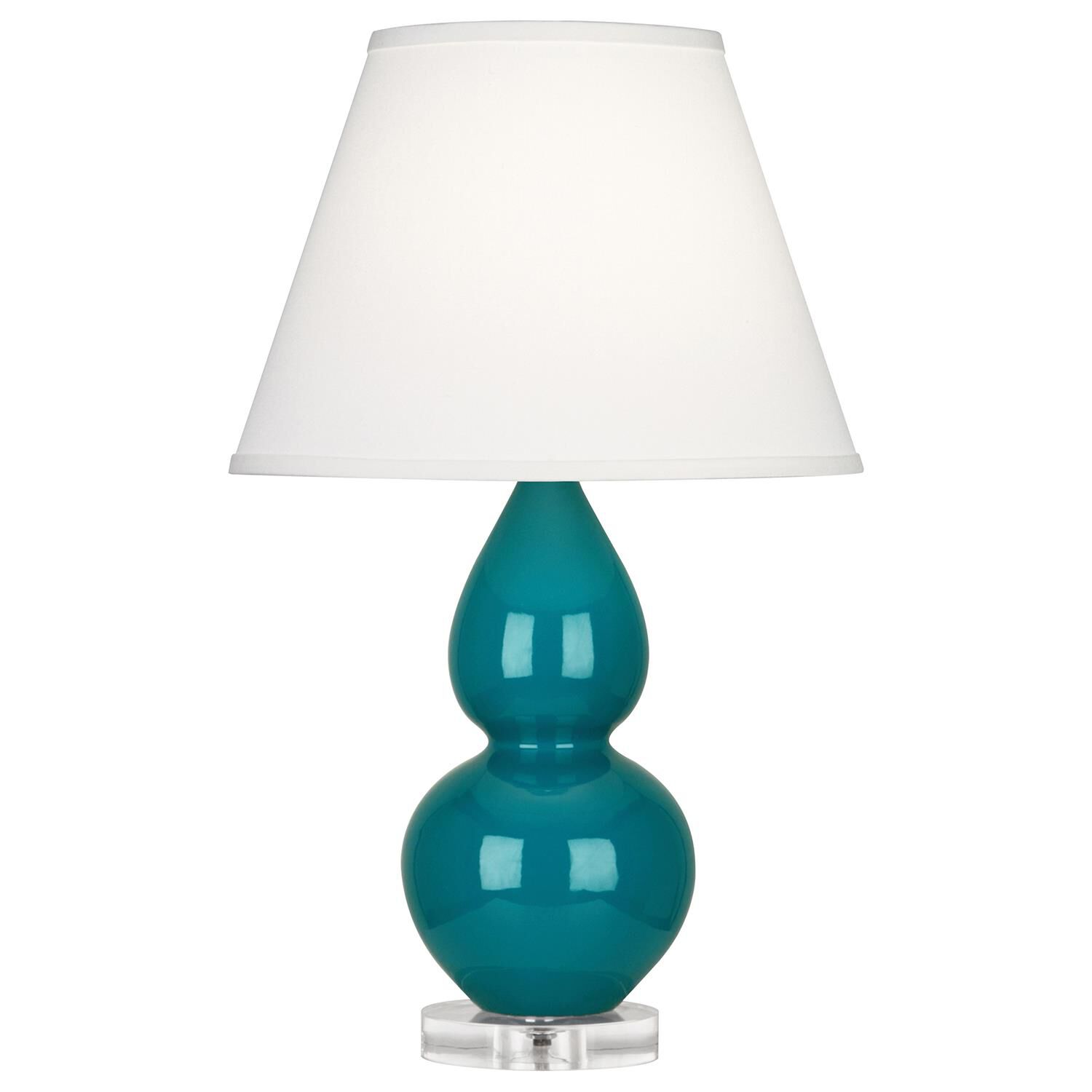 Small Double Gourd 22 Inch Accent Lamp by Robert Abbey