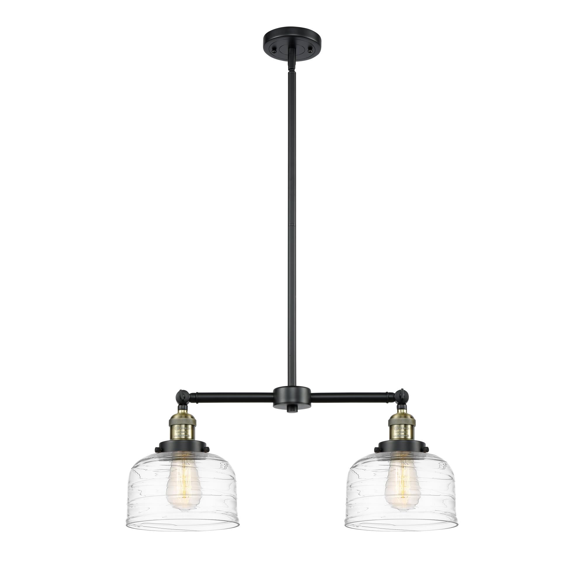 Bruno Marashlian Large Bell 21 Inch 2 Light Mini Chandelier by Innovations Lighting