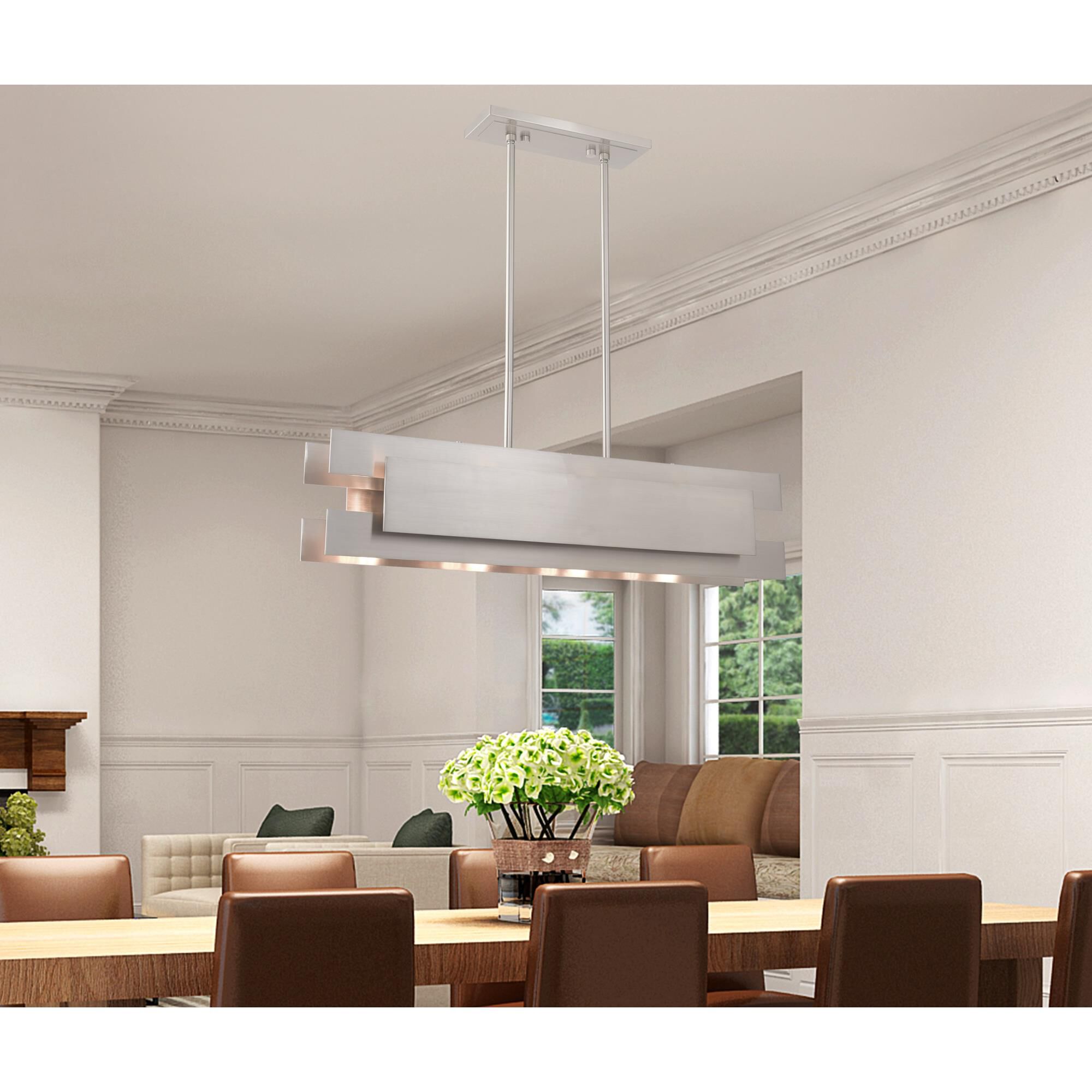 Varick 36 Inch 4 Light Linear Suspension Light by Livex Lighting
