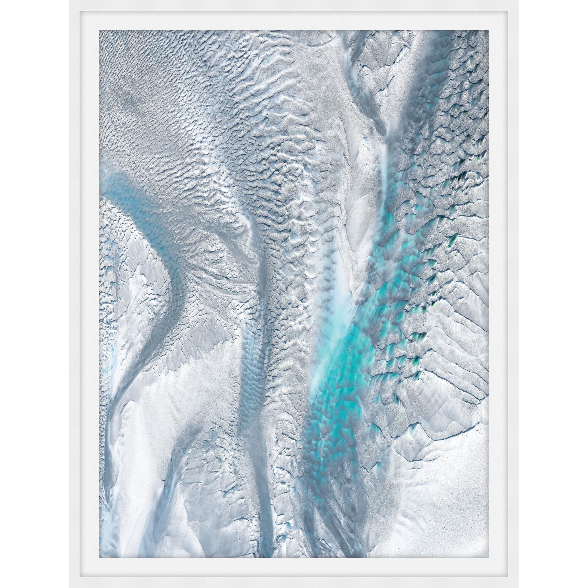 Aerial Artes Tidal Patterns Print by LEVEL57