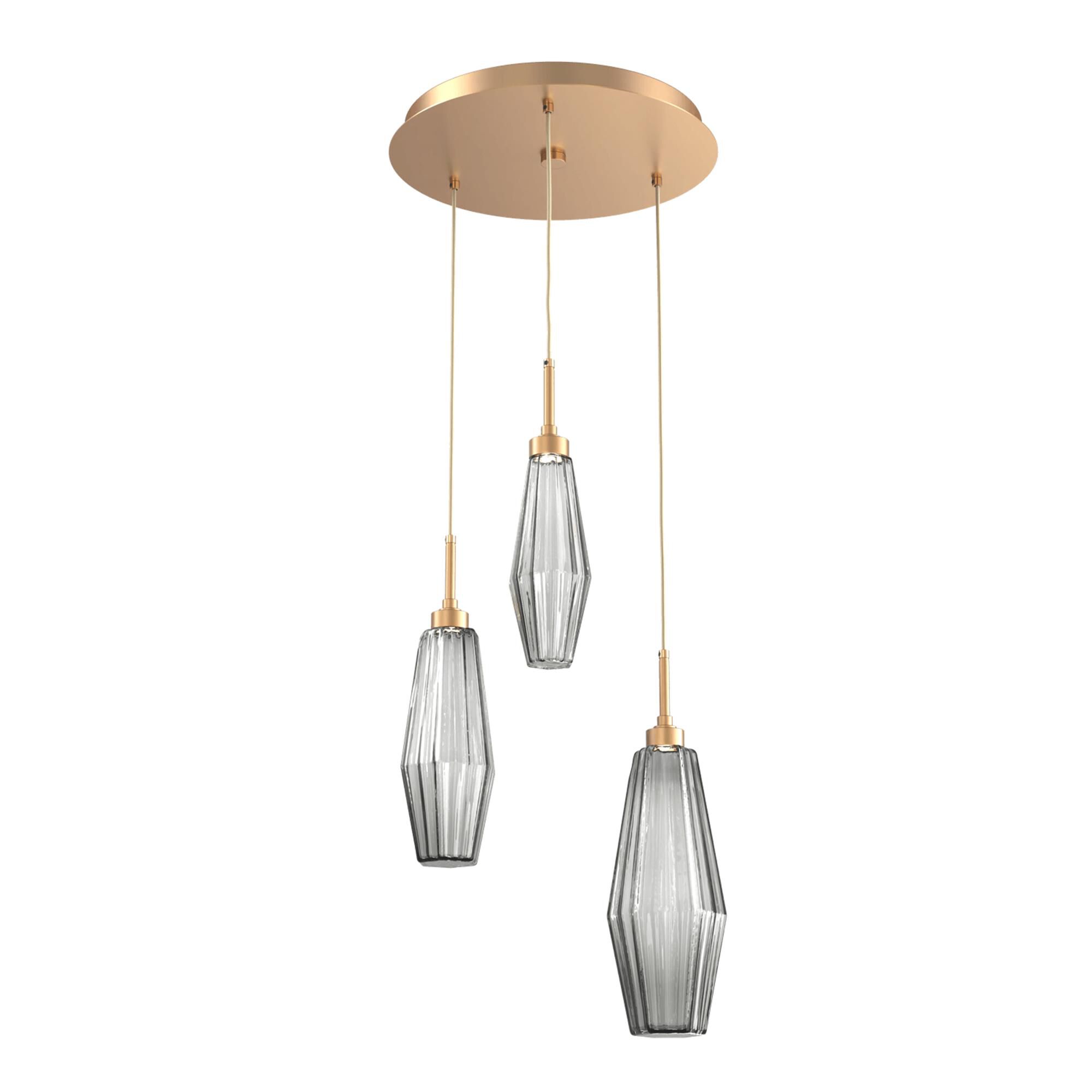 Aalto 17 Inch 3 Light Multi Light Pendant,