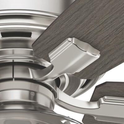 Bennett 52 Inch Flush Mount Fan with Light Kit by Hunter Fan