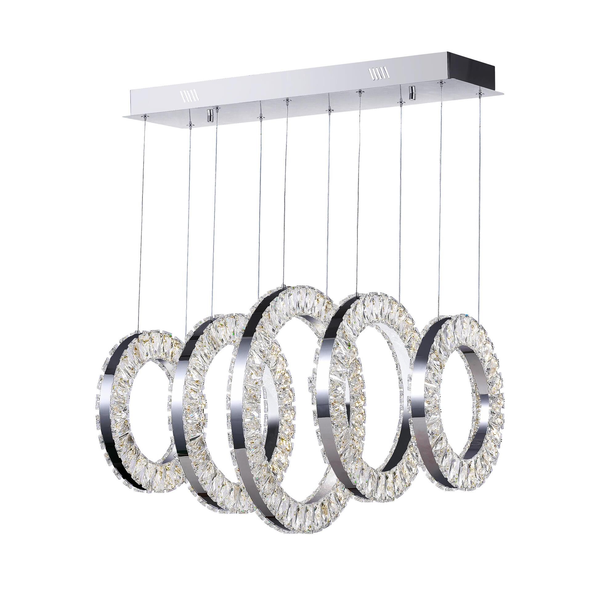 CWI Lighting Celina 26 Inch LED Linear Suspension Light