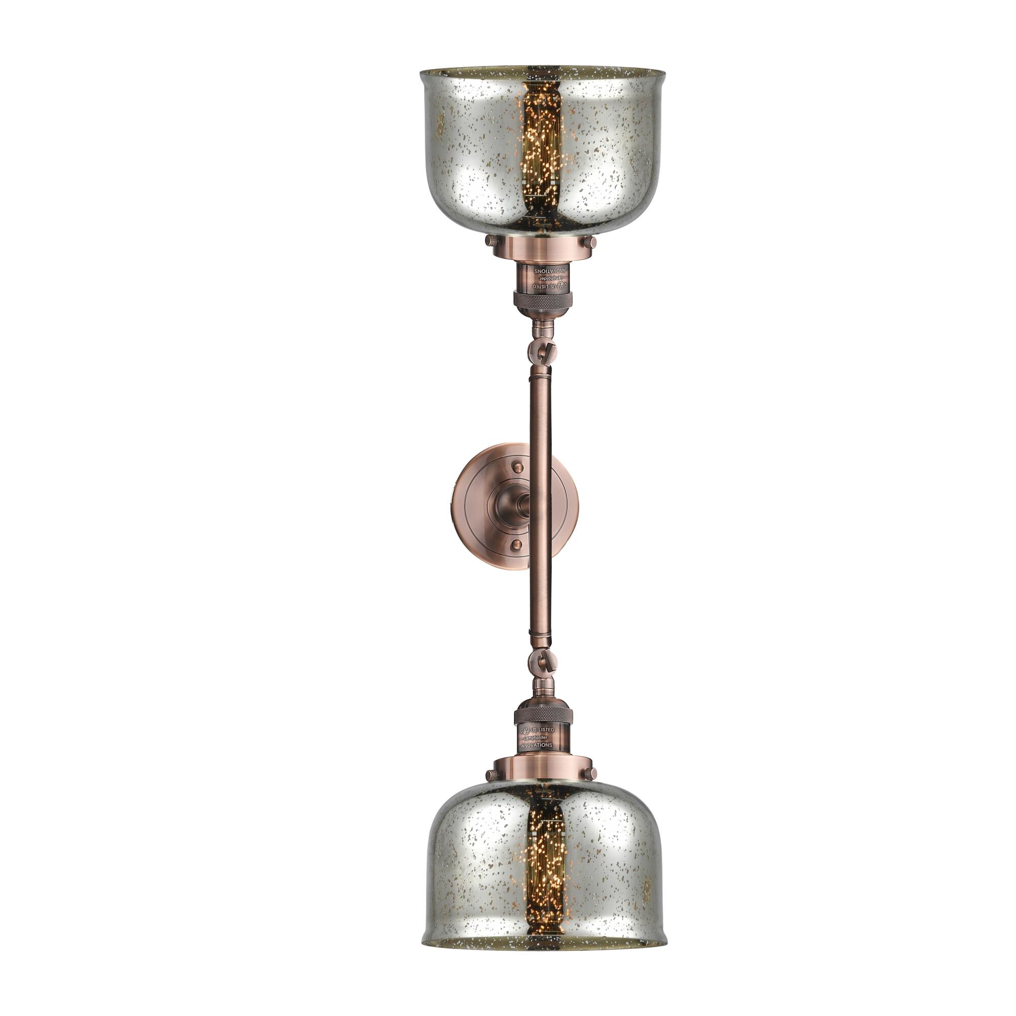 Bruno Marashlian Large Bell 18 Inch 2 Light Bath Vanity Light by Innovations Lighting