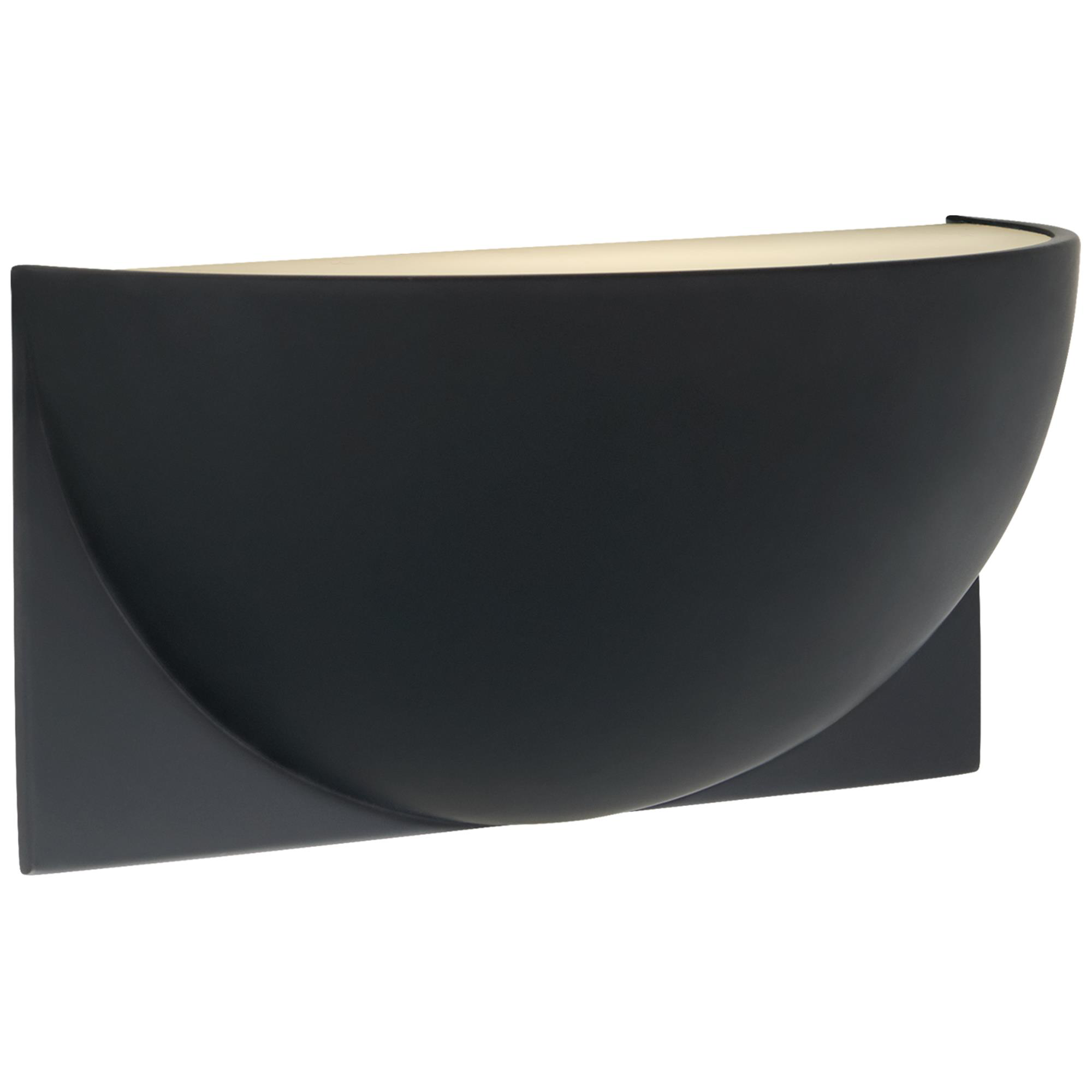 Shown in Matte Black finish and Frosted glass